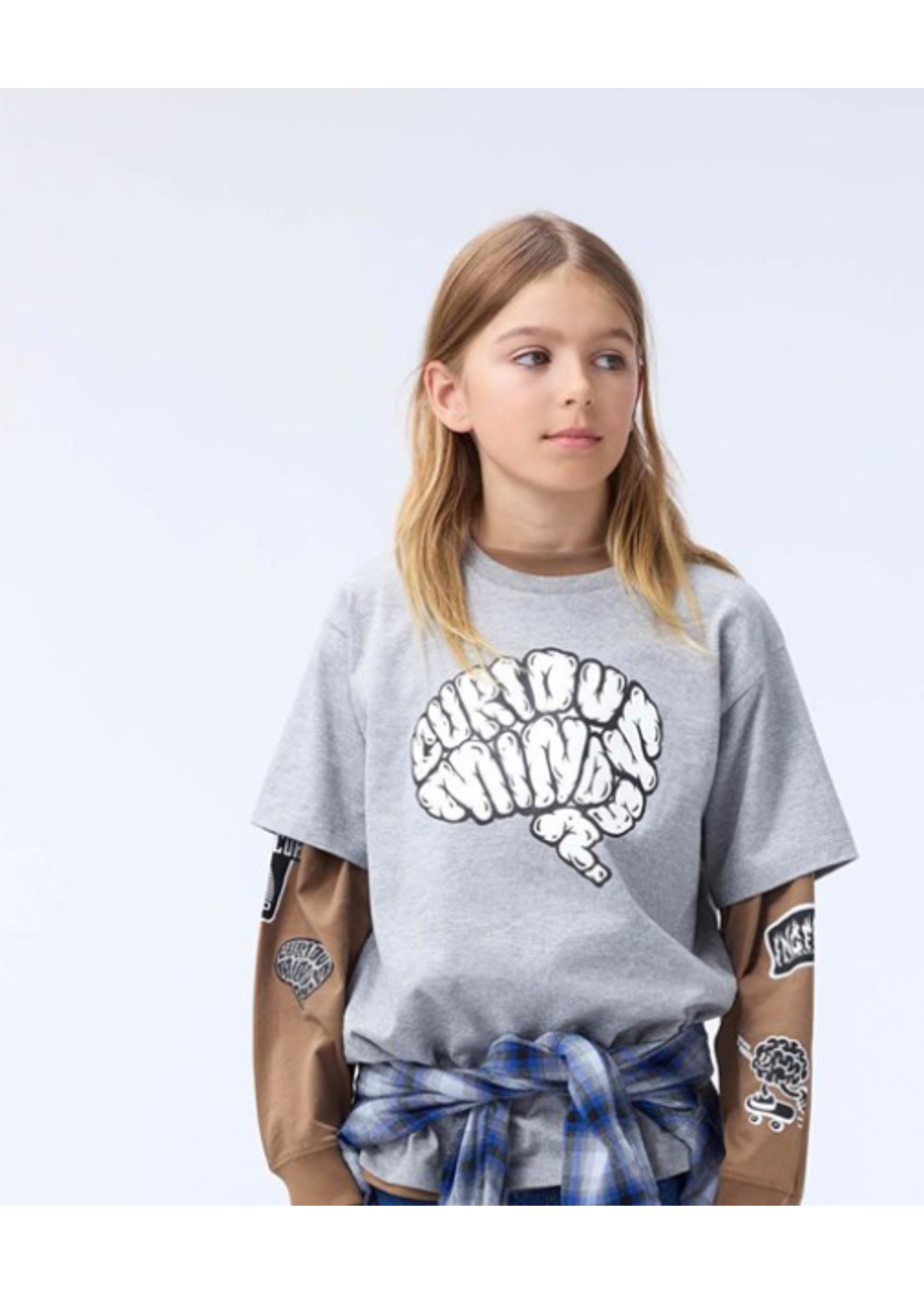MOLO Molo T-Shirt Riley Grey Melange