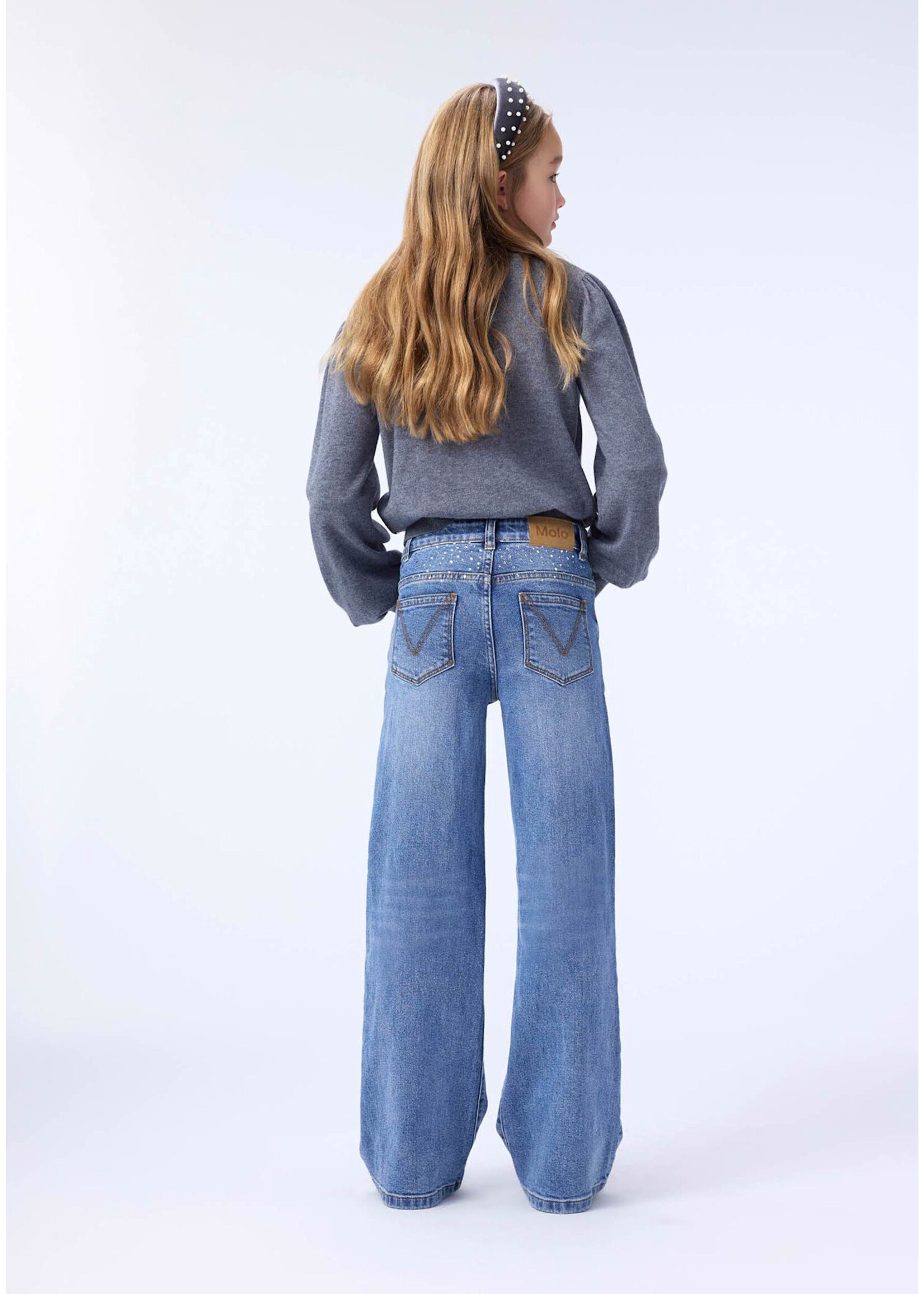 MOLO Molo Rhinestone Denim Asta