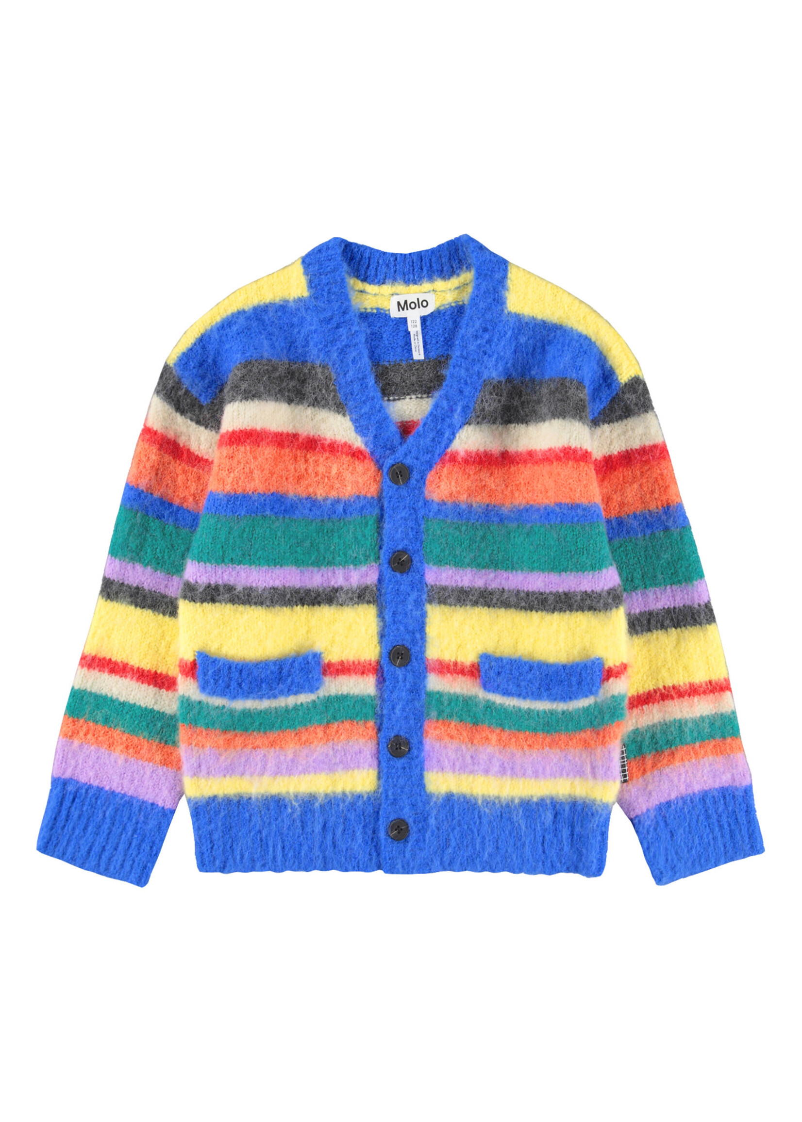 MOLO Molo Cardigan Brutus Fuzzy Stripe