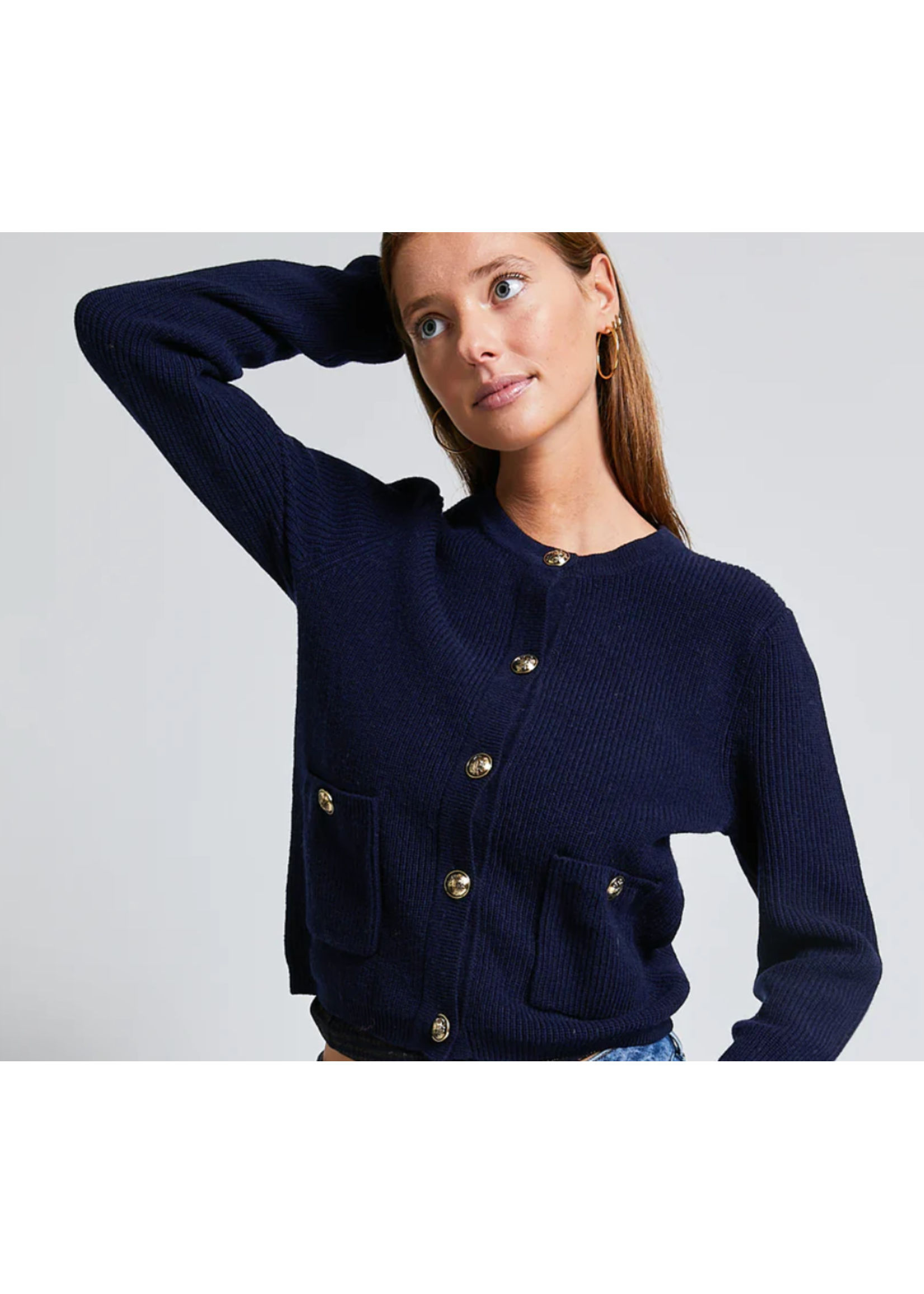 INDEE INDEE Cardigan Tours Navy