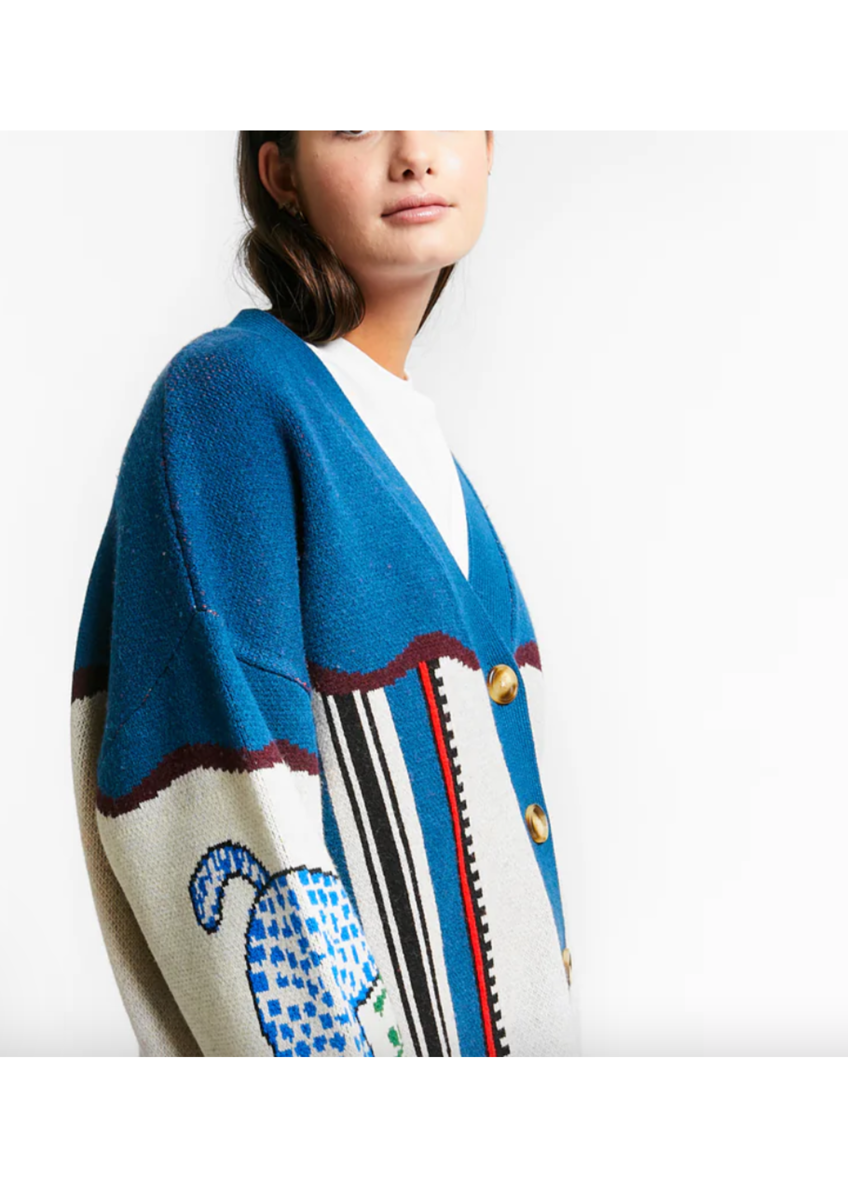 INDEE INDEE Cardigan Timberlake Off White