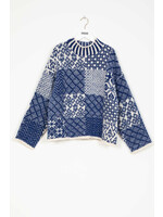 INDEE INDEE Pullover Tennesse Jacquard Blue
