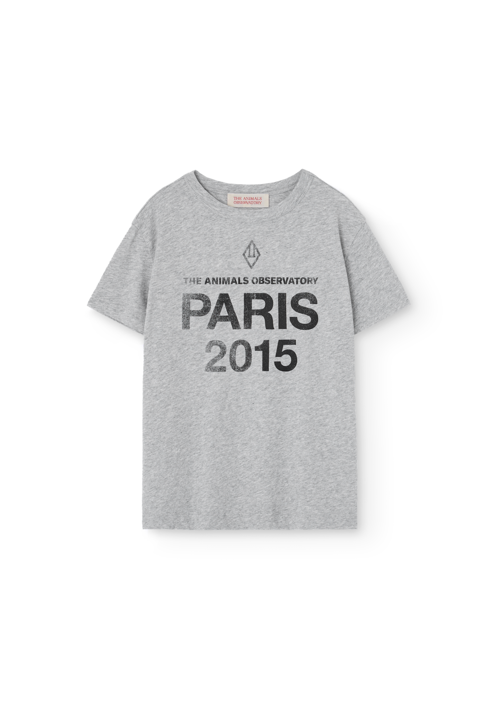 The Animals Observatory TAO T-Shirt Rooster Paris Grey