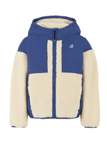 K-Way K-Way Jacket Samson Orsetto Deep Cobalt Blue Ecru