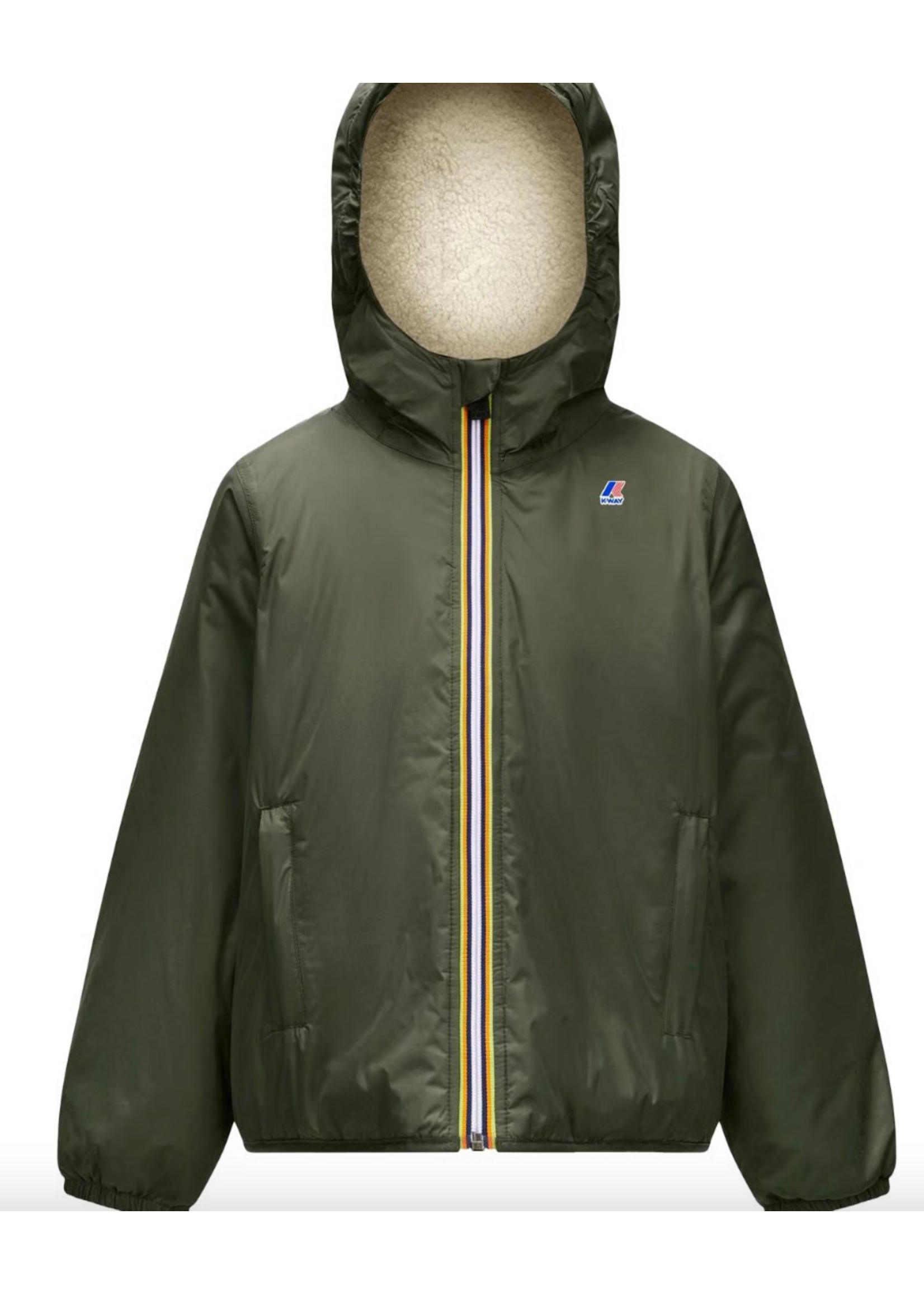 K-Way K-Way Jacket Le Vrai Claude Orsetto Green Blackish