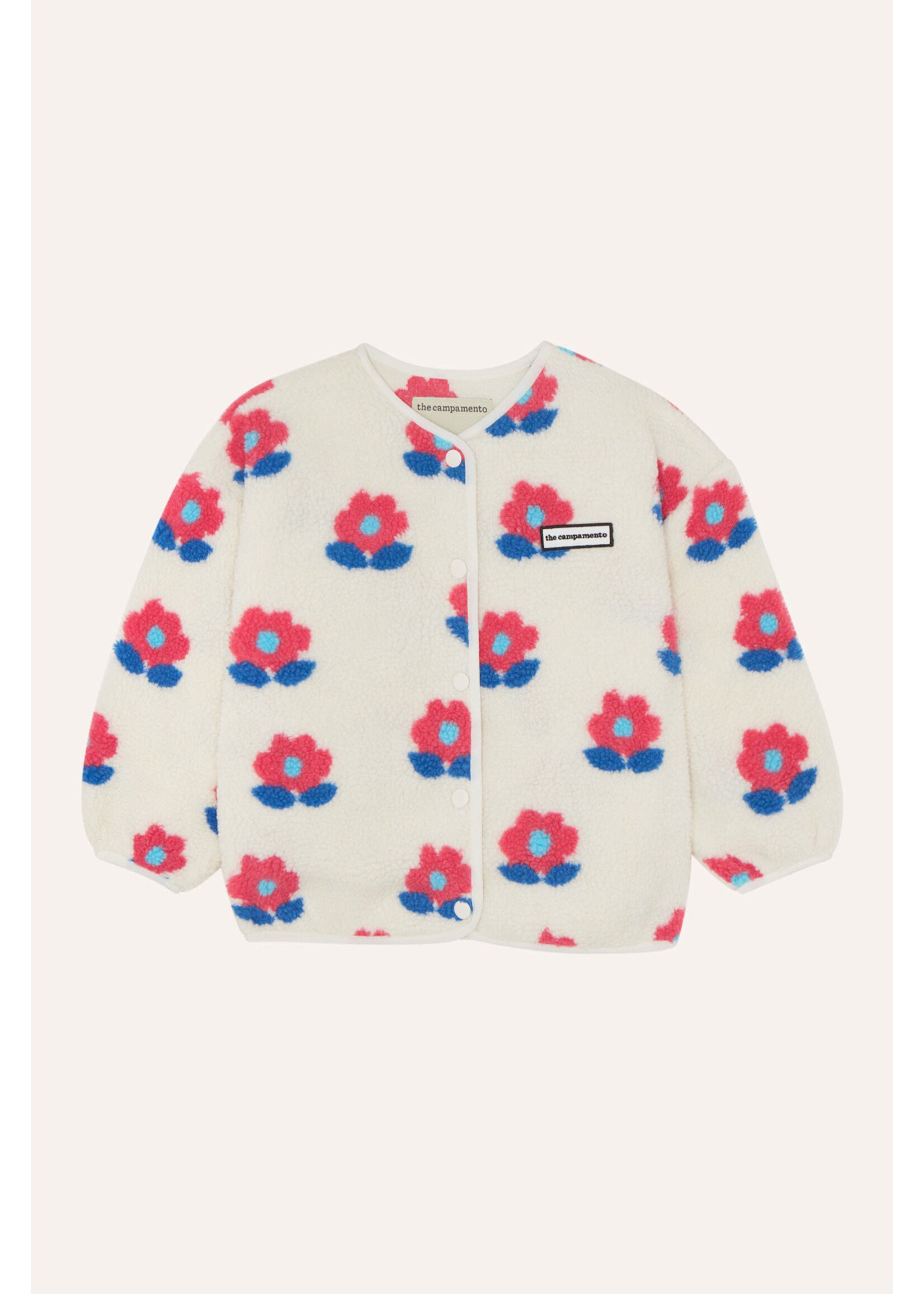 The Campamento The Campamento Jacket Big Flowers Ecru