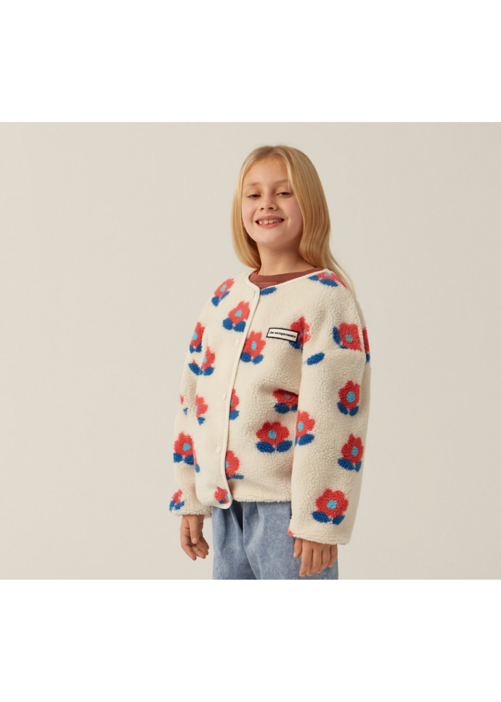 The Campamento The Campamento Jacket Big Flowers Ecru