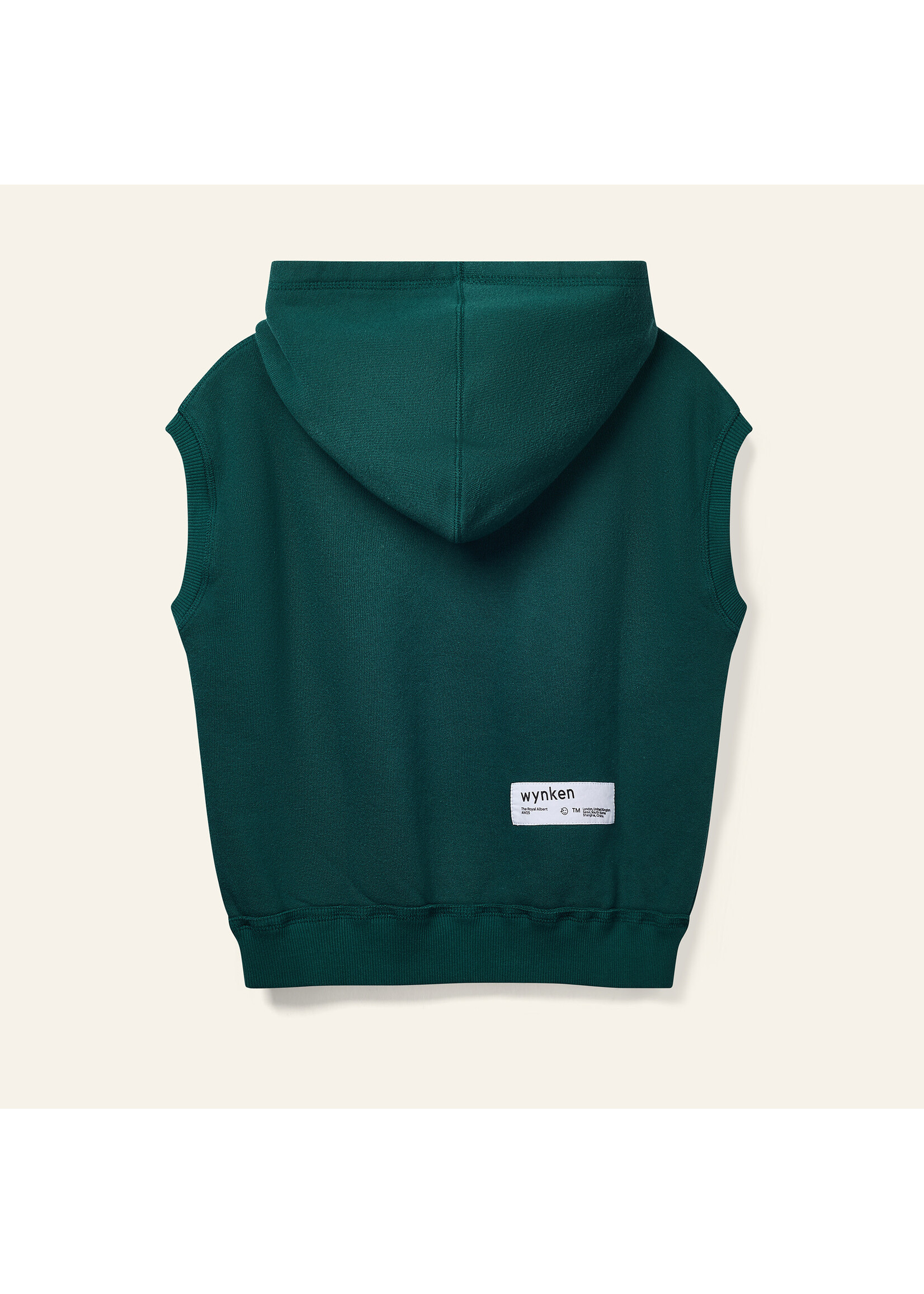 Wynken Wynken Sleeveless Hoody Forest Green