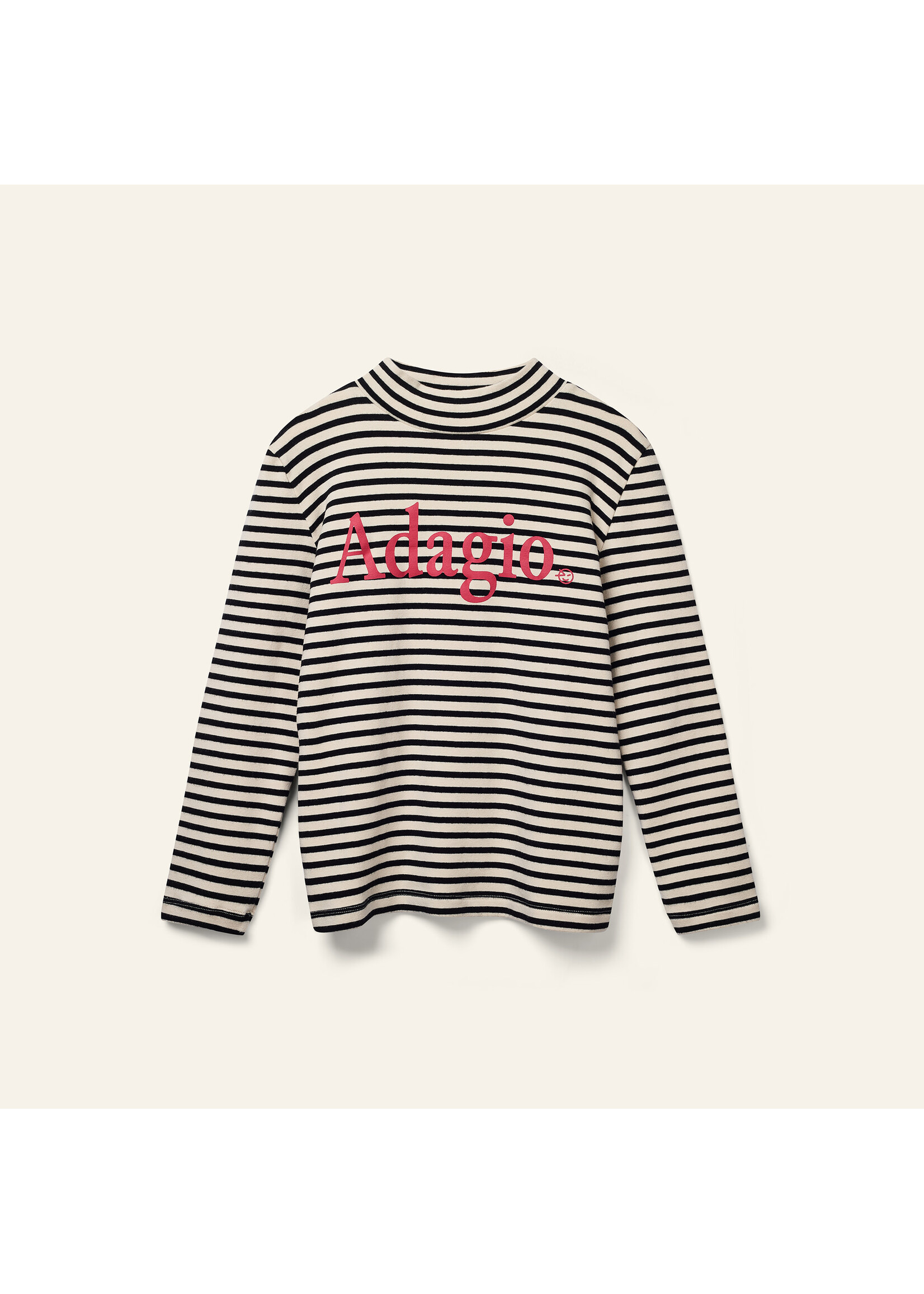 Wynken Wynken Thick T-Shirt Lento Adagio Ecru/Black Stripe