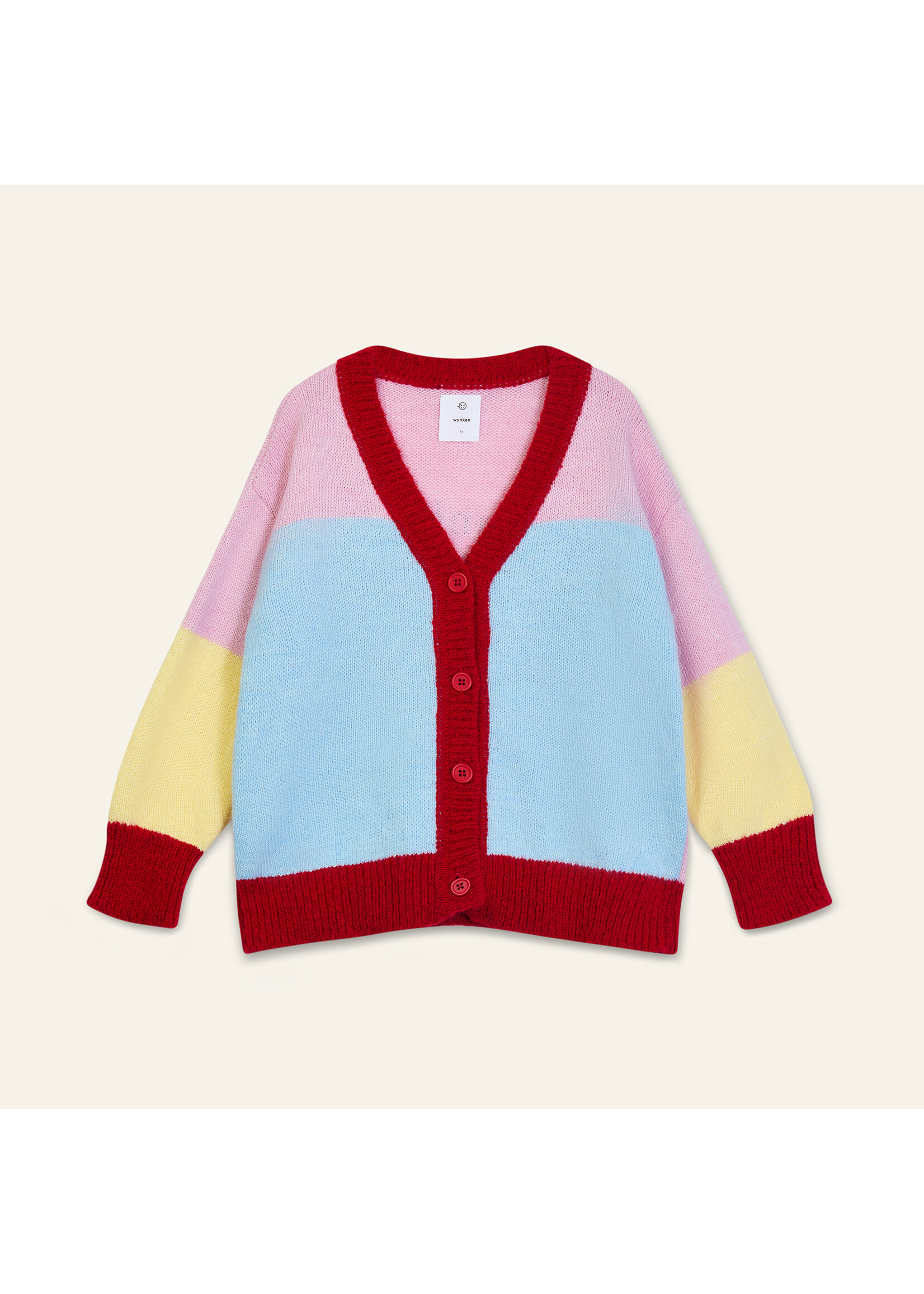 Wynken Wynken Cardigan Lively Blue/Yellow