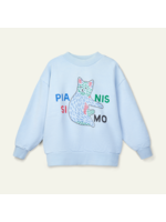 Wynken Wynken Sweater Cat Blue