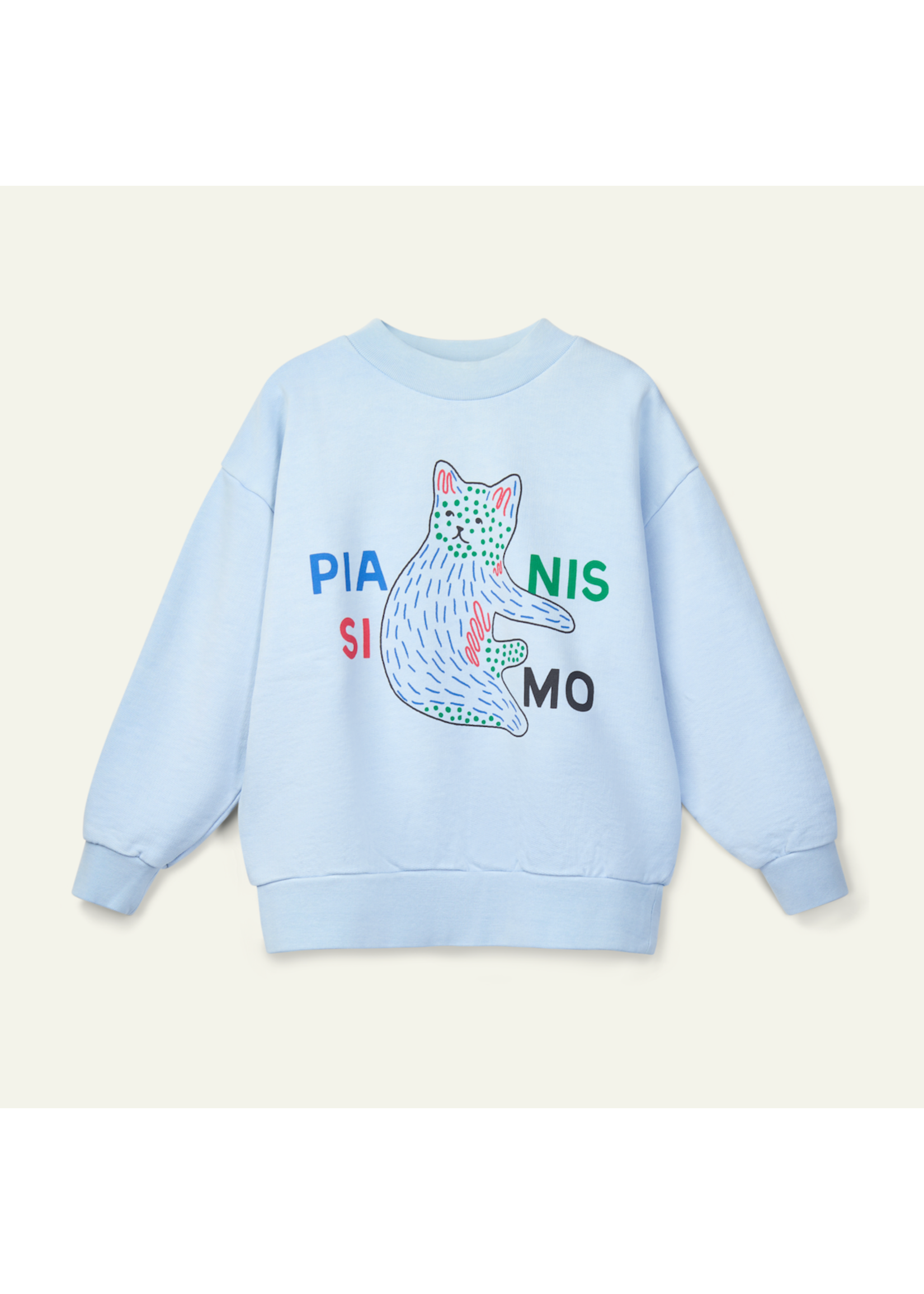 Wynken Wynken Sweater Cat Blue