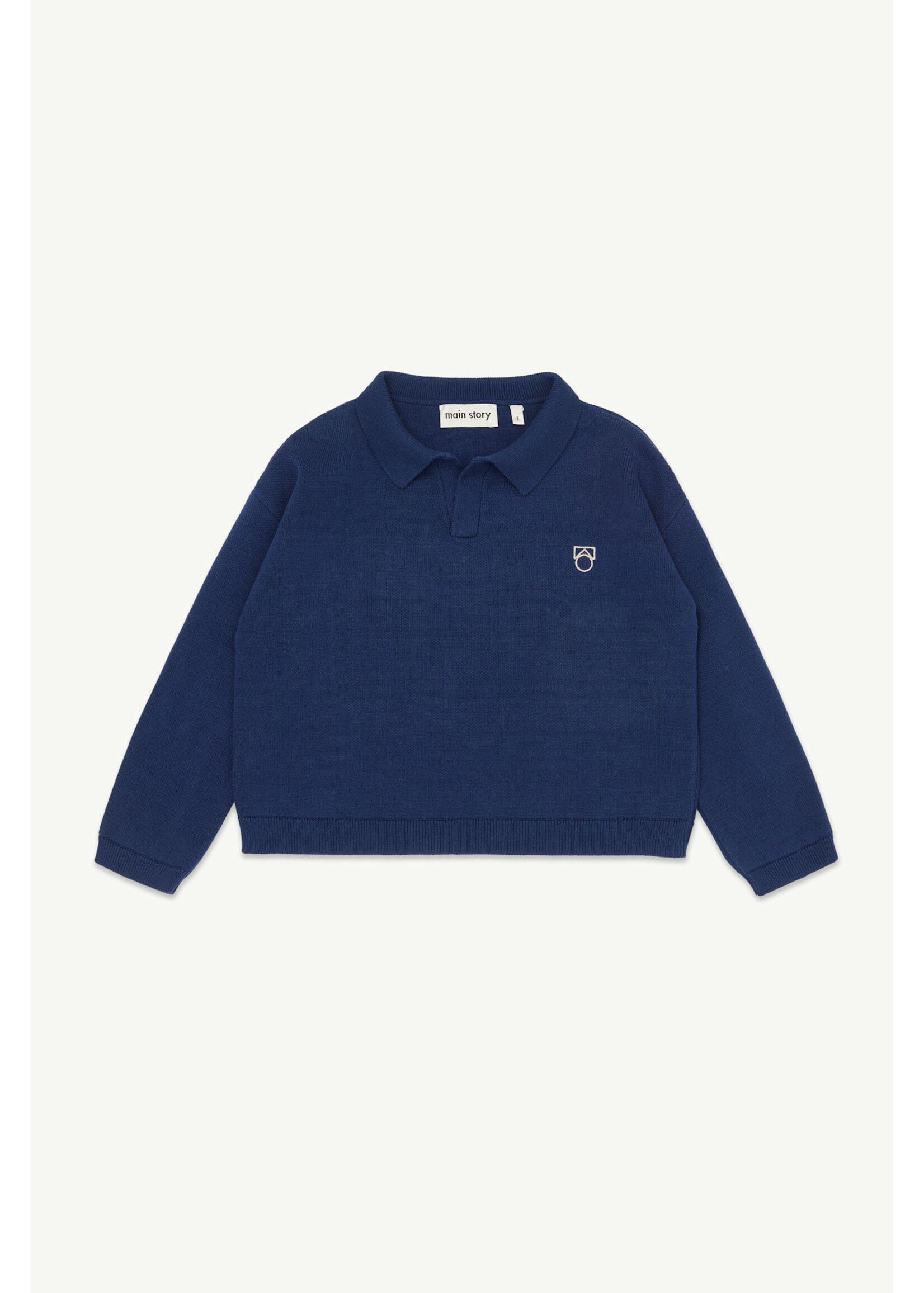 Main Story Main Story Polo Knit Night Sky