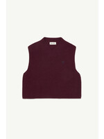 Main Story Main Story Knitted Vest Burgundy