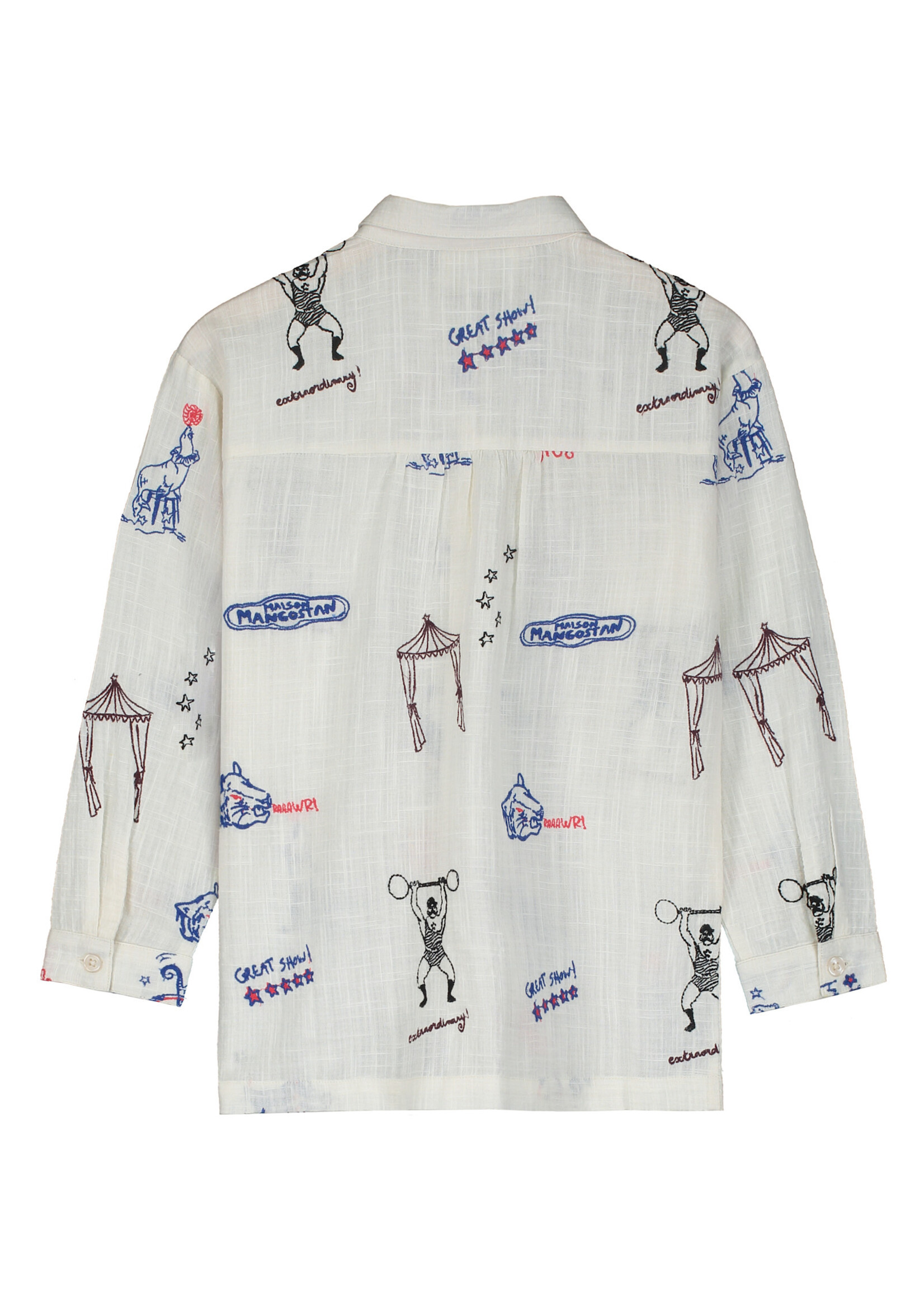 Maison Mangostan Maison Mangostan Shirt Circus Embroidery