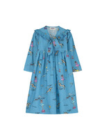 Maison Mangostan Maison Mangostan Long Dress Ballerina Blue