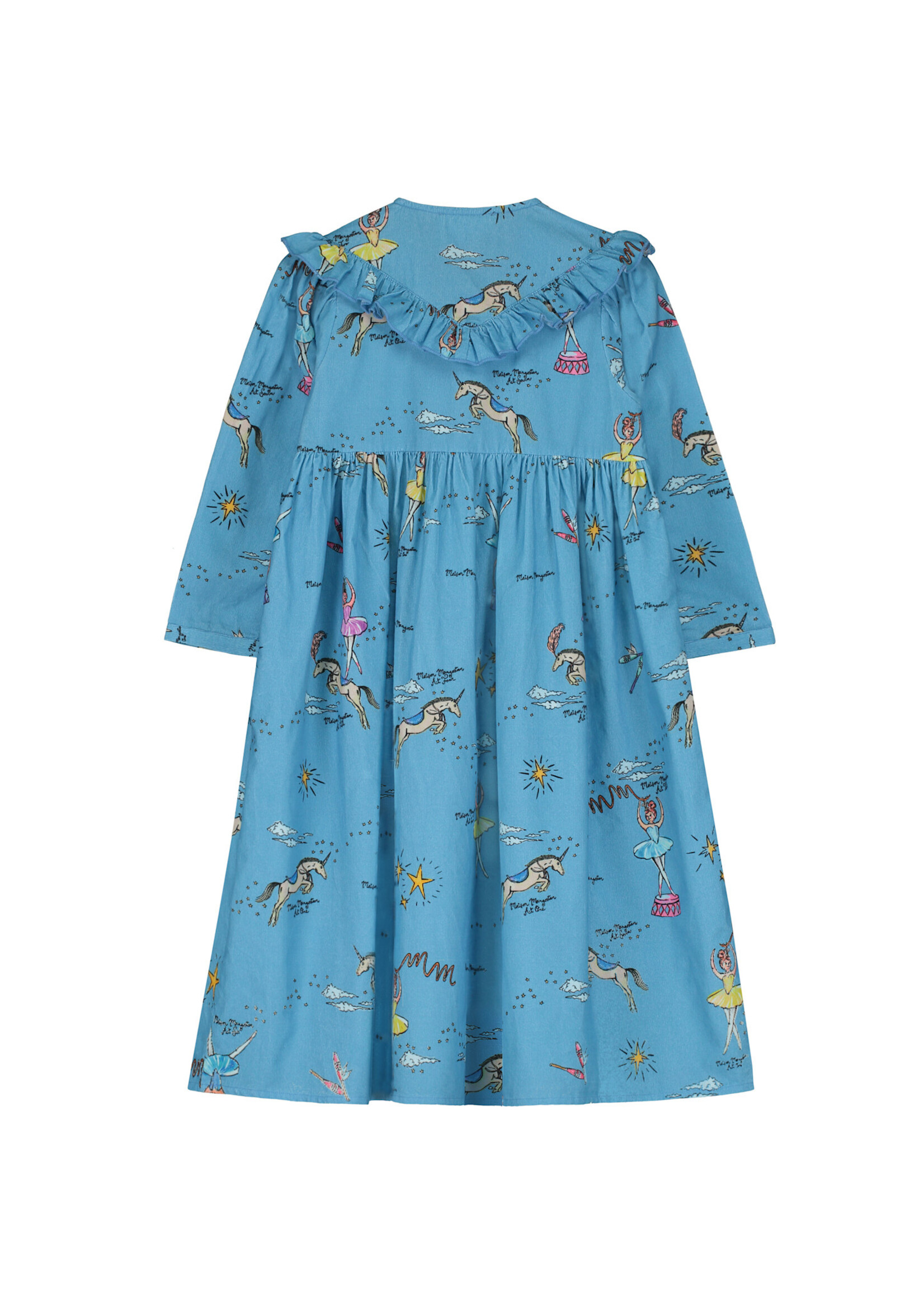 Maison Mangostan Maison Mangostan Long Dress Ballerina Blue