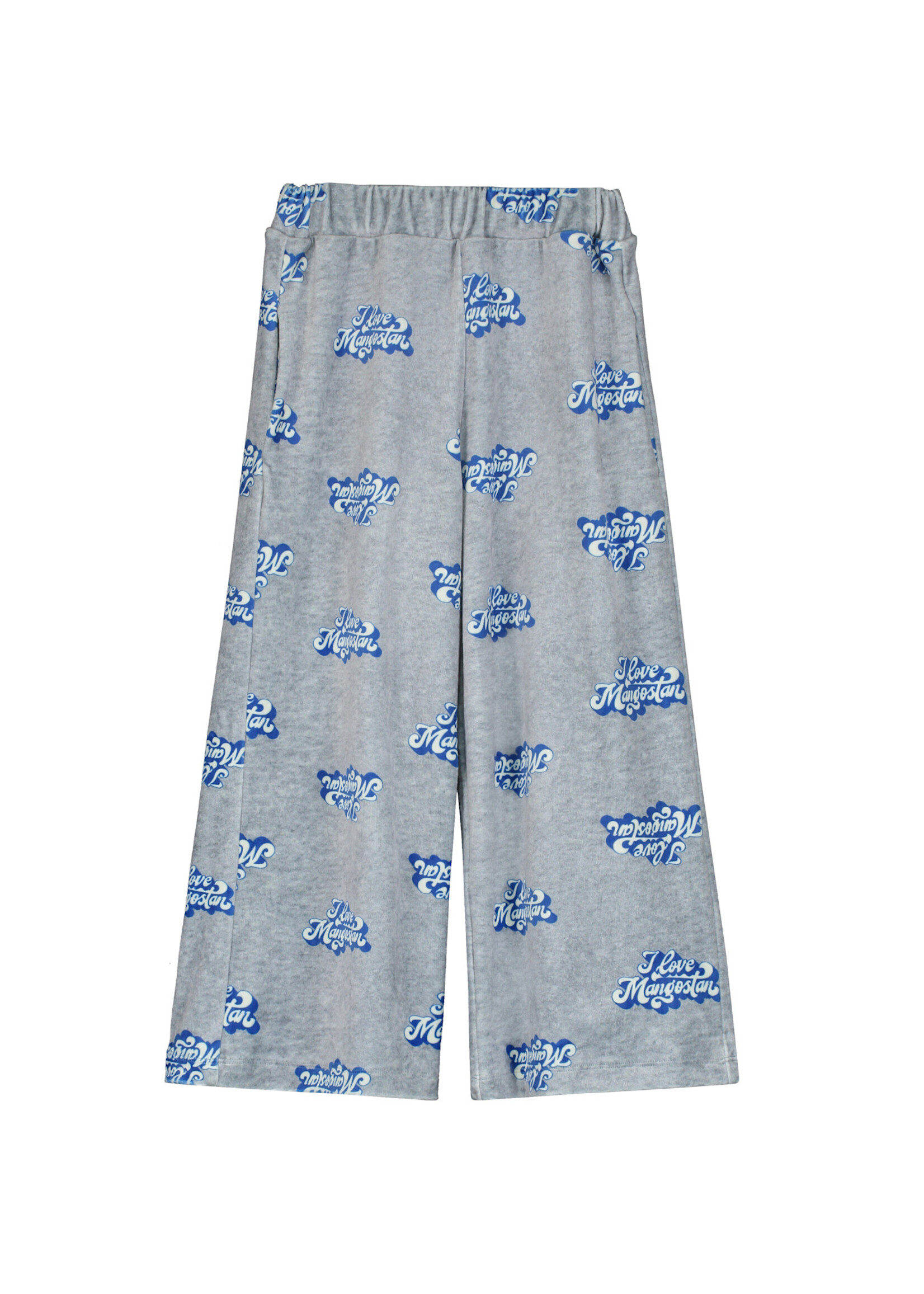 Maison Mangostan Maison Mangostan Velvet Trousers Grey