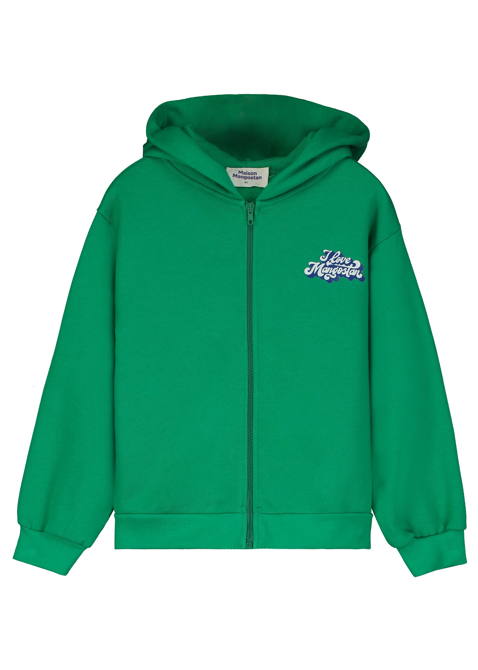 Maison Mangostan Maison Mangostan Hoodie Zipper Green