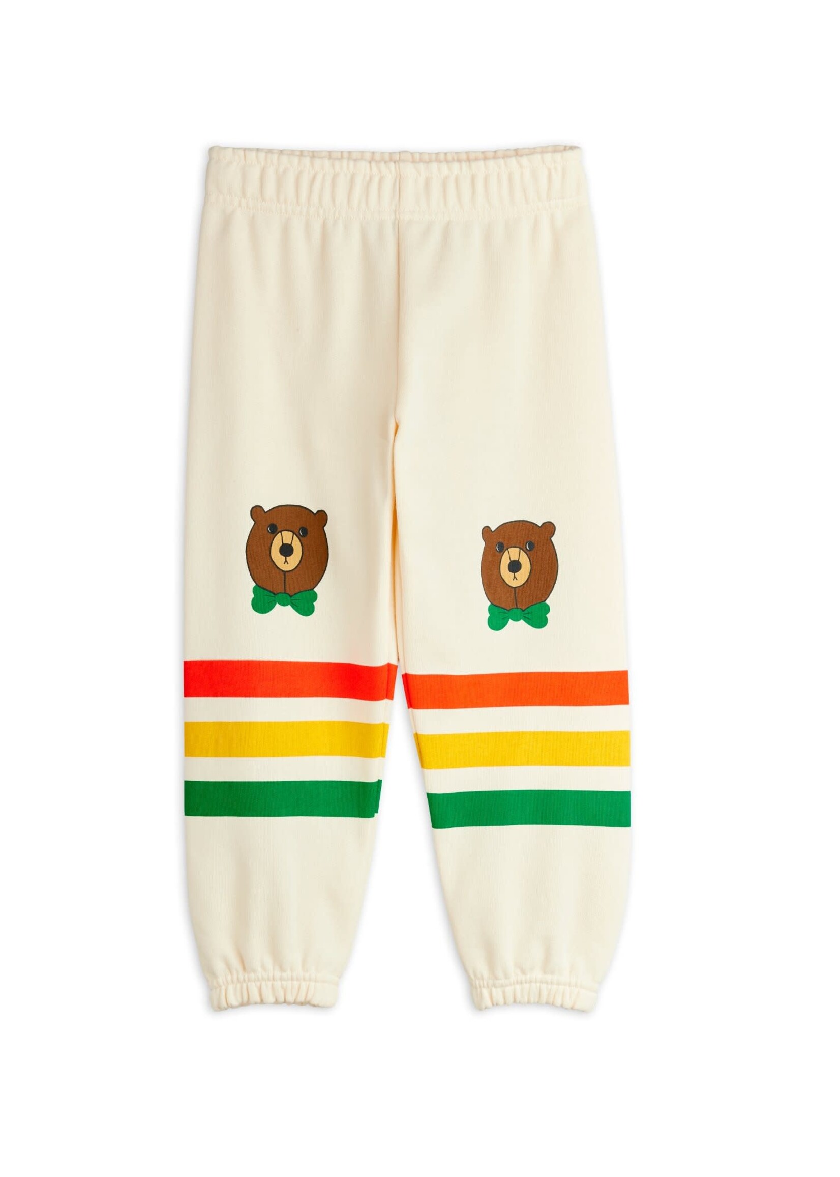 Mini Rodini Mini Rodini Sweatpants Bear Off White