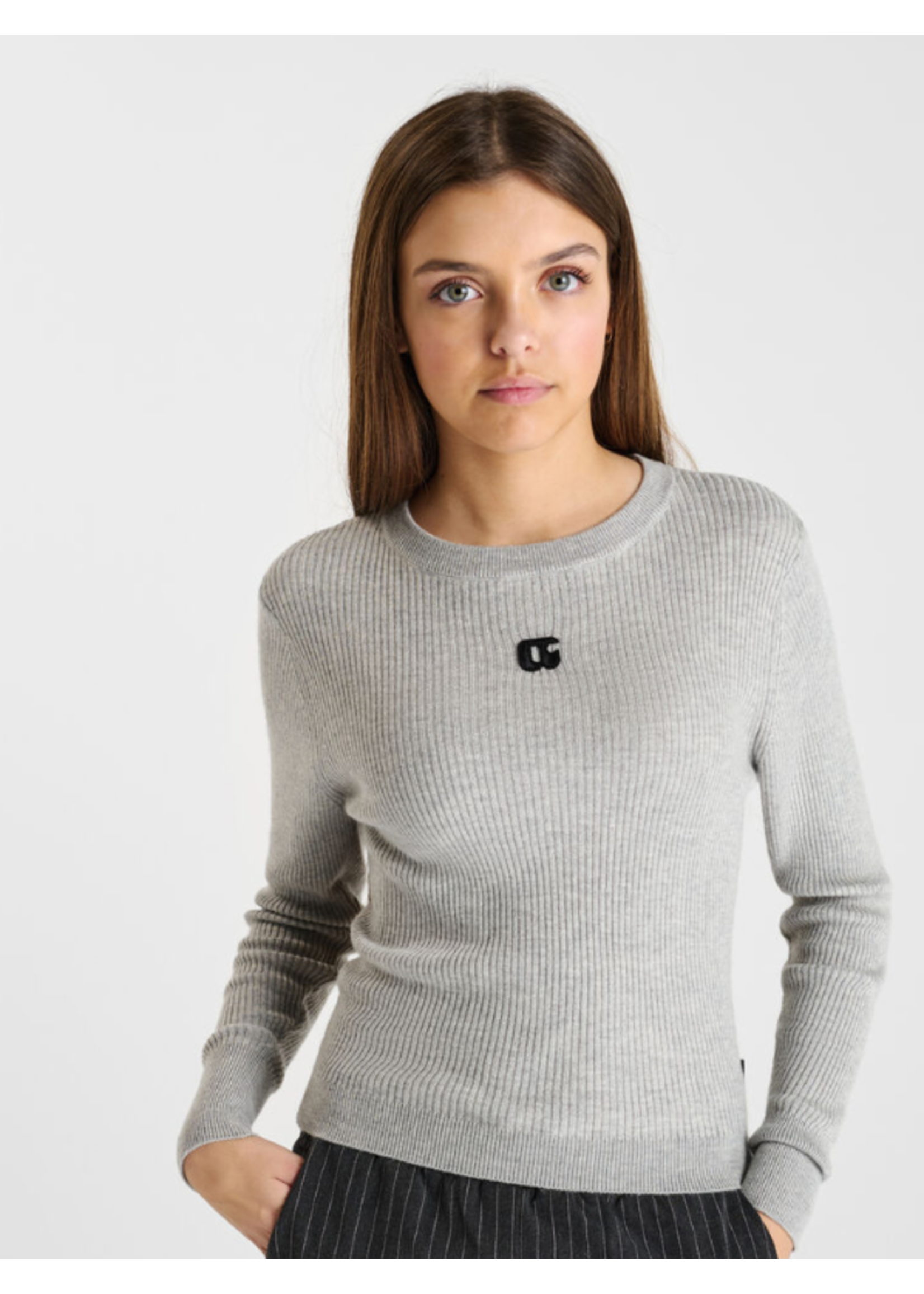 LTDC LTDC Pullover Stefygi Grey Melange