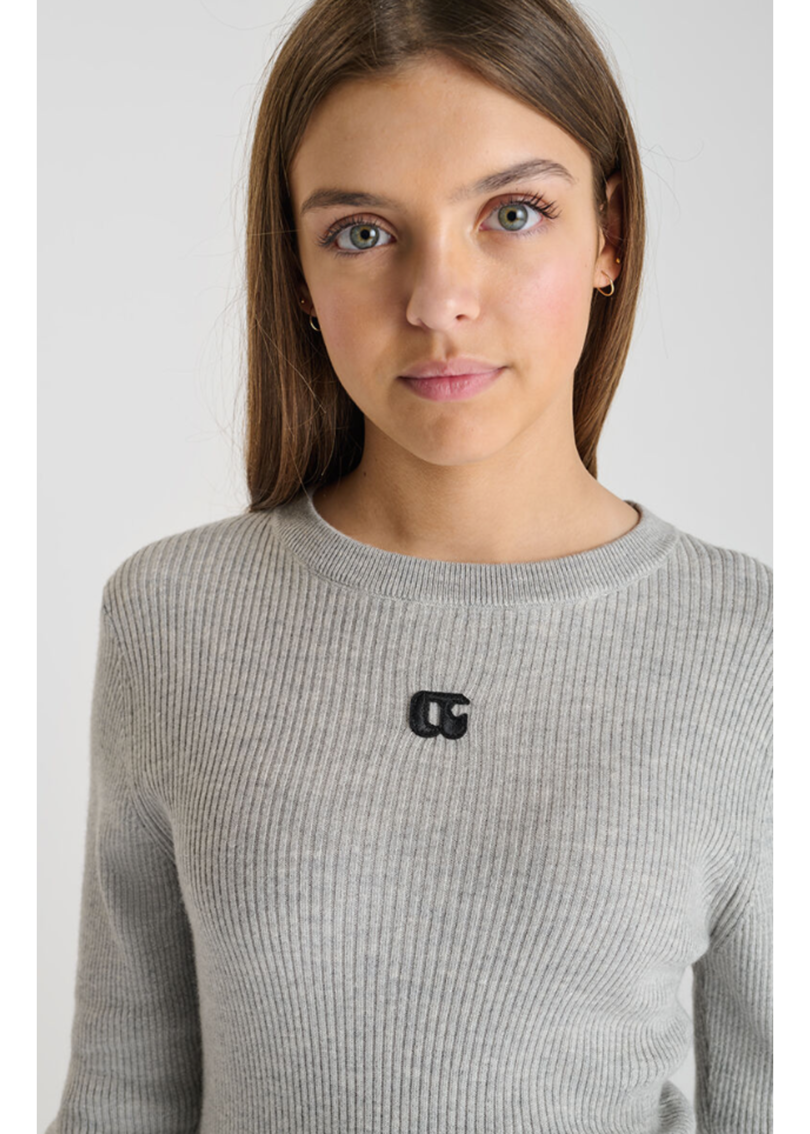 LTDC LTDC Pullover Stefygi Grey Melange