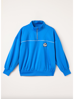 Mini Rodini Mini Rodini Zip Sweater RitzRatz Blue