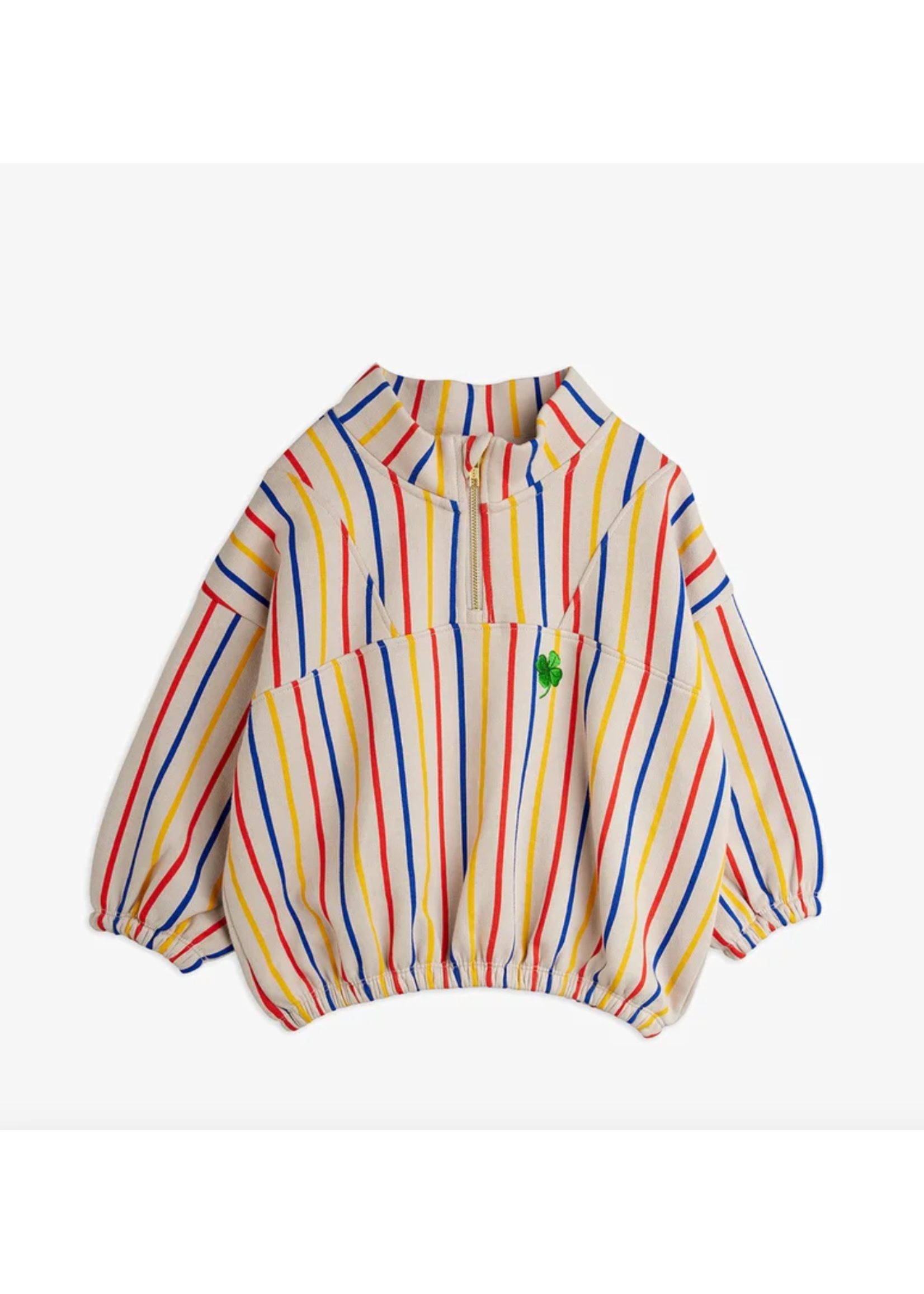 Mini Rodini Mini Rodini Sweater Half Zip Clover Multi