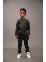 Mini Rodini Mini Rodini Fleece Sweater Plaid Green