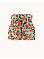 TinyCottons TinyCottons Padded Vest Apples Vanilla