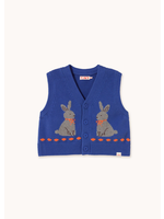 TinyCottons TinyCottons Vest Rabbits Blue