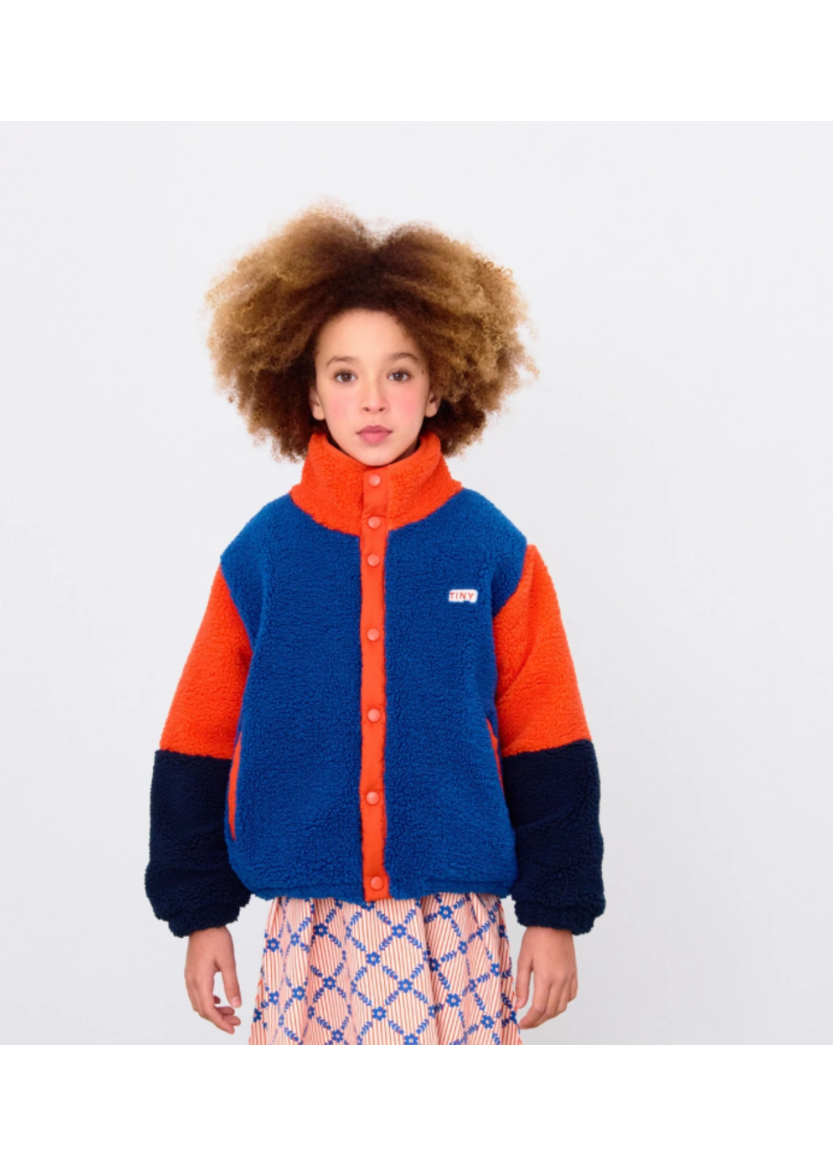 TinyCottons TinyCottons Polar Sherpa Jacket Summer Red