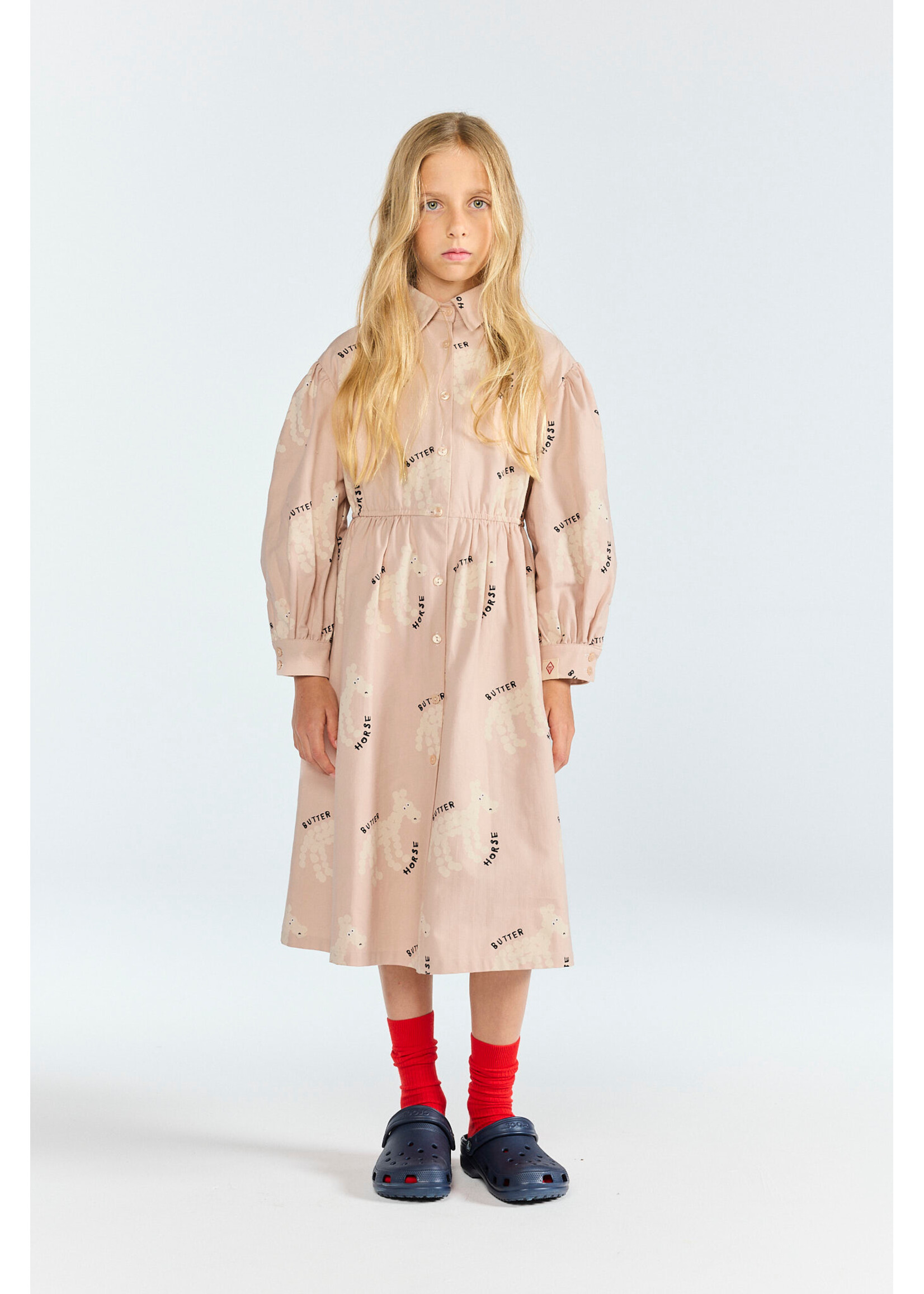 The Animals Observatory TAO Oversized Dress Tortoise Pink