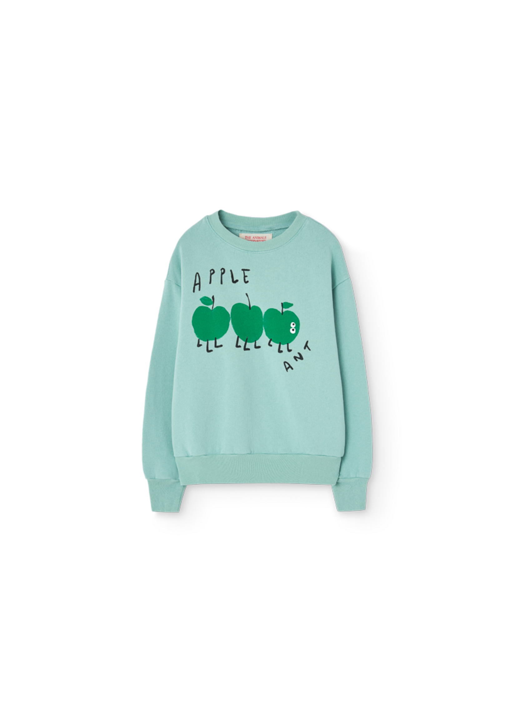 The Animals Observatory TAO Sweater Bear Apples Green