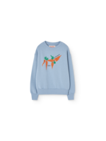 The Animals Observatory TAO Sweater Bear Carrots Blue