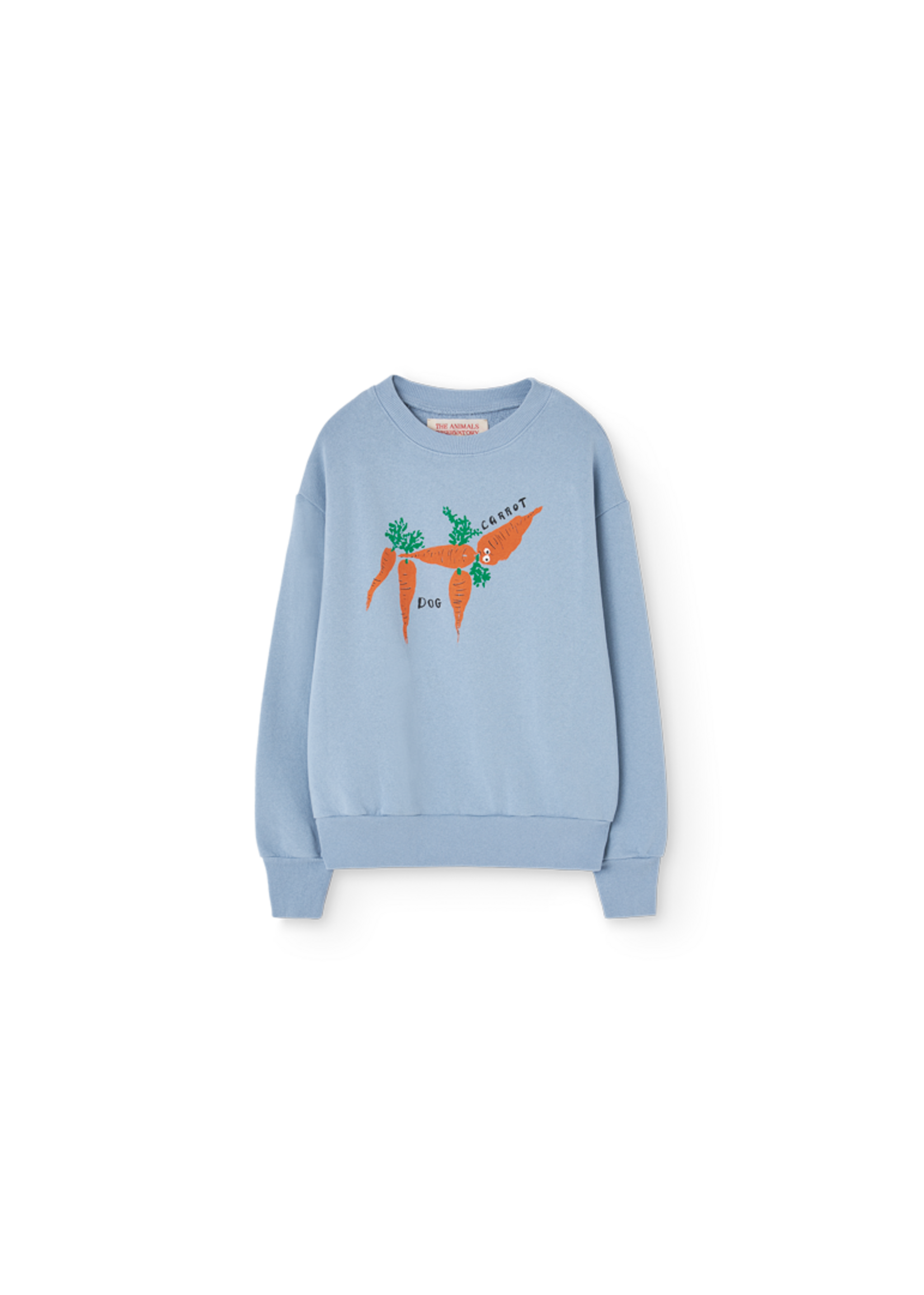 The Animals Observatory TAO Sweater Bear Carrots Blue