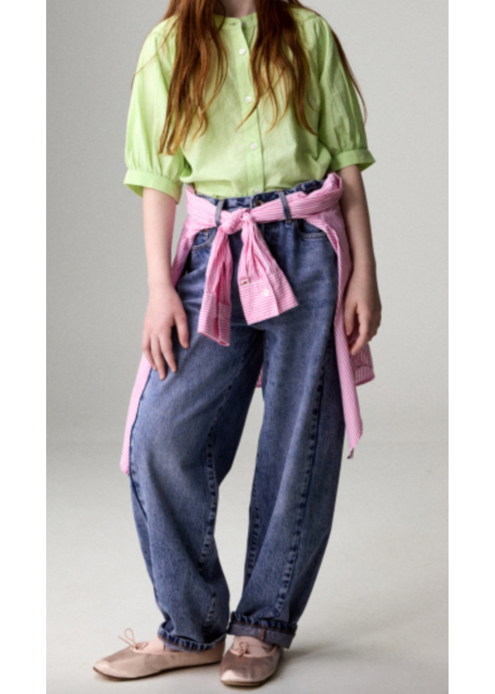 Bellerose Bellerose Jeans Parady Pink Blue Stone