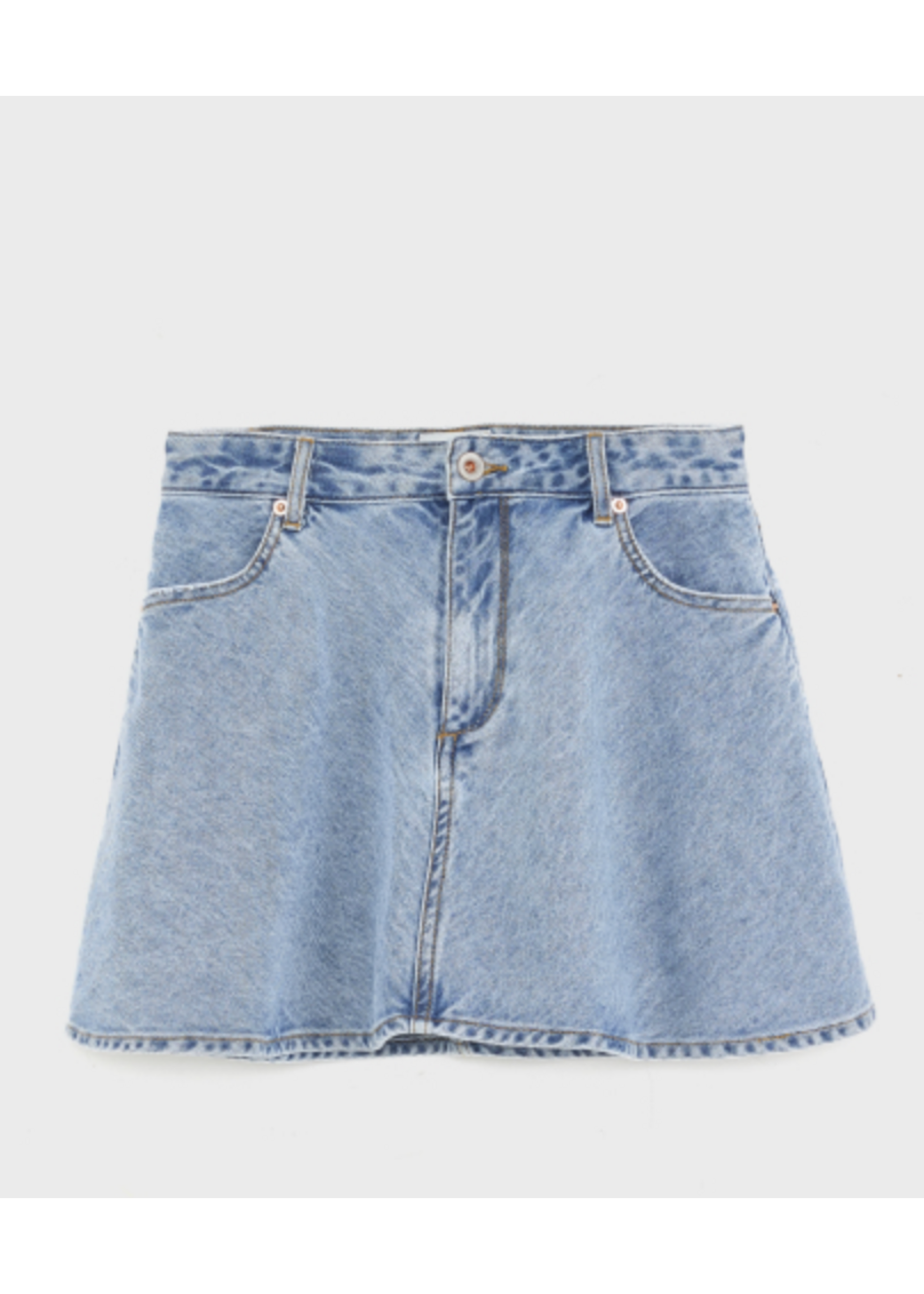 Bellerose Bellerose Skirt Pecan Blue Bleach