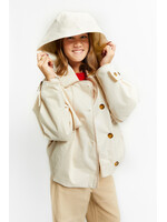 INDEE INDEE Short Trench Jacket Voyage Cream