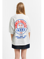 INDEE INDEE Oversized T-Shirt Vibes Off White