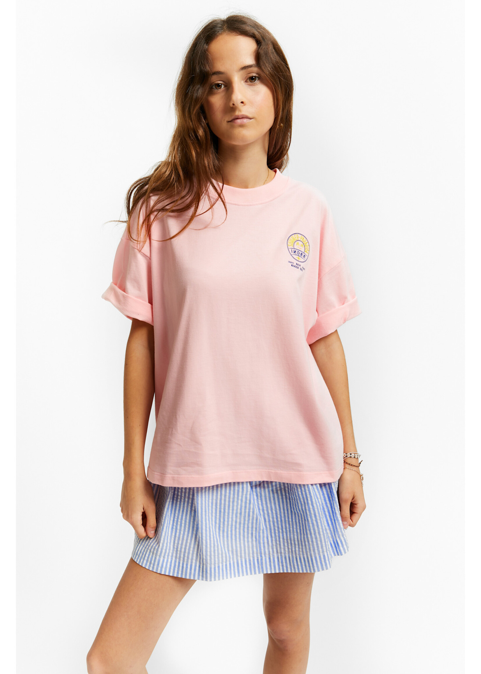 INDEE INDEE T-Shirt Vacancy Begonia Pink