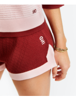 INDEE INDEE Knitted Shorts Violet Rooibos Red