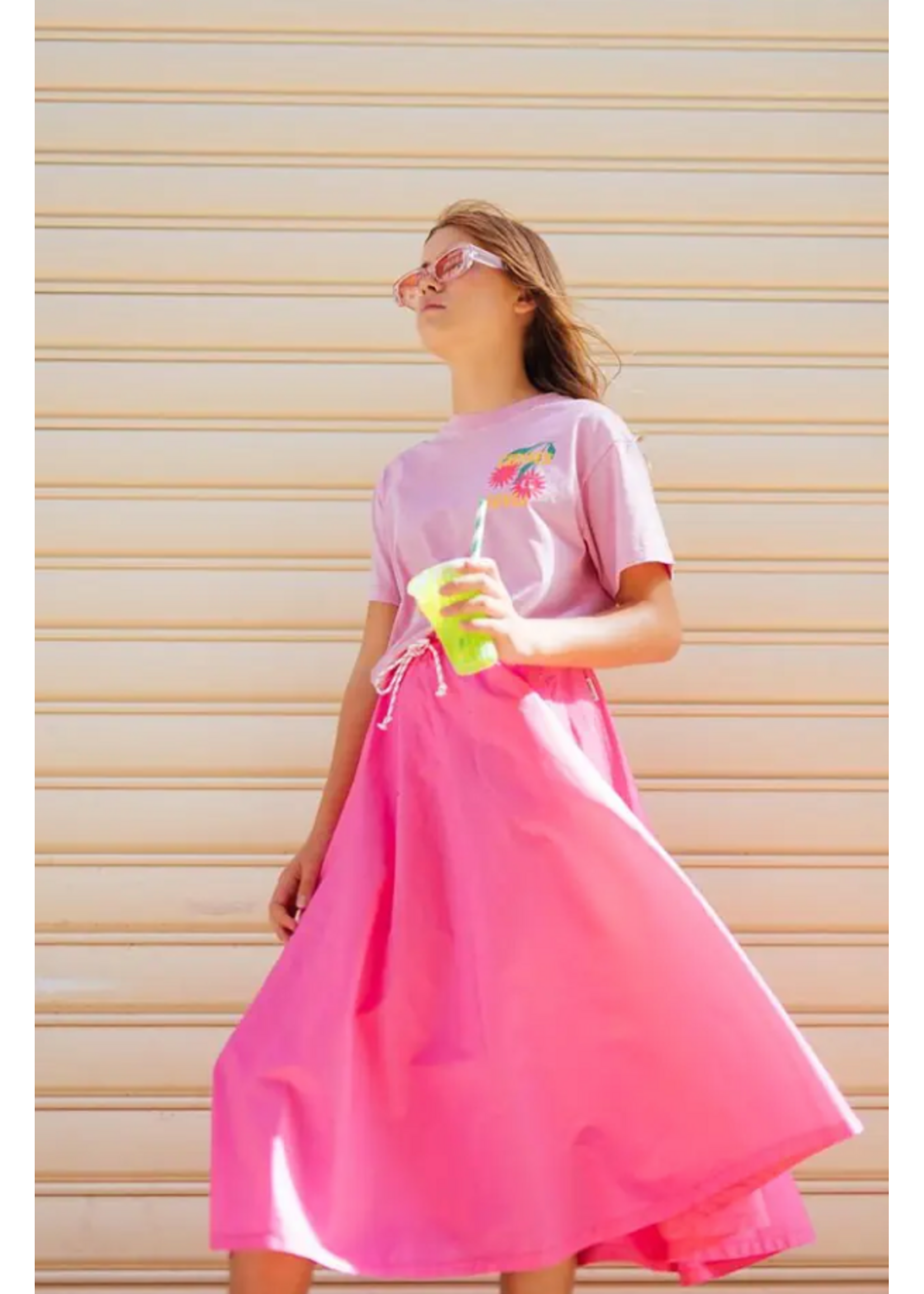 LTDC LTDC Skirt Olenagi Pink Fluo