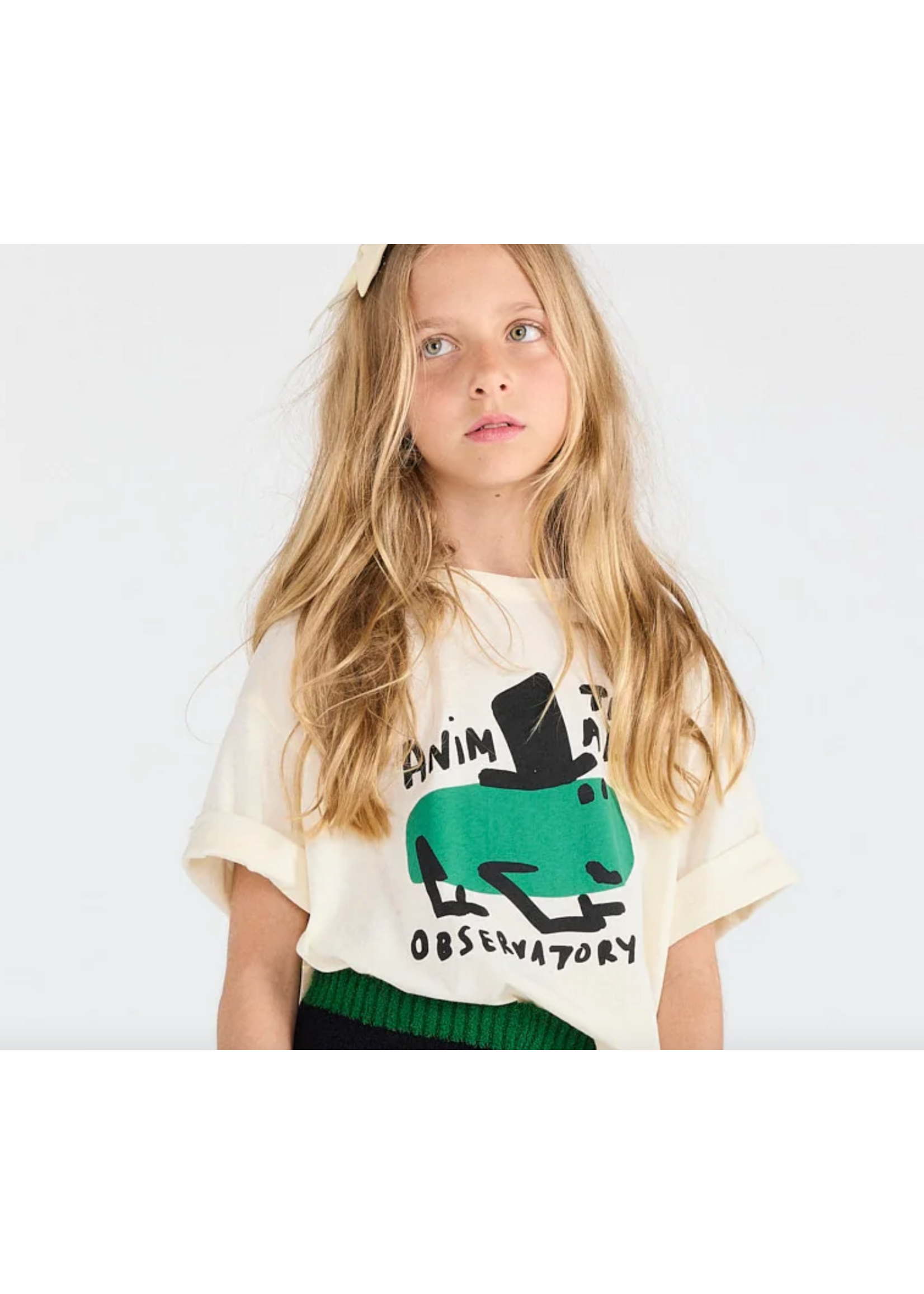 The Animals Observatory TAO Oversized T-Shirt Collie White Telephone