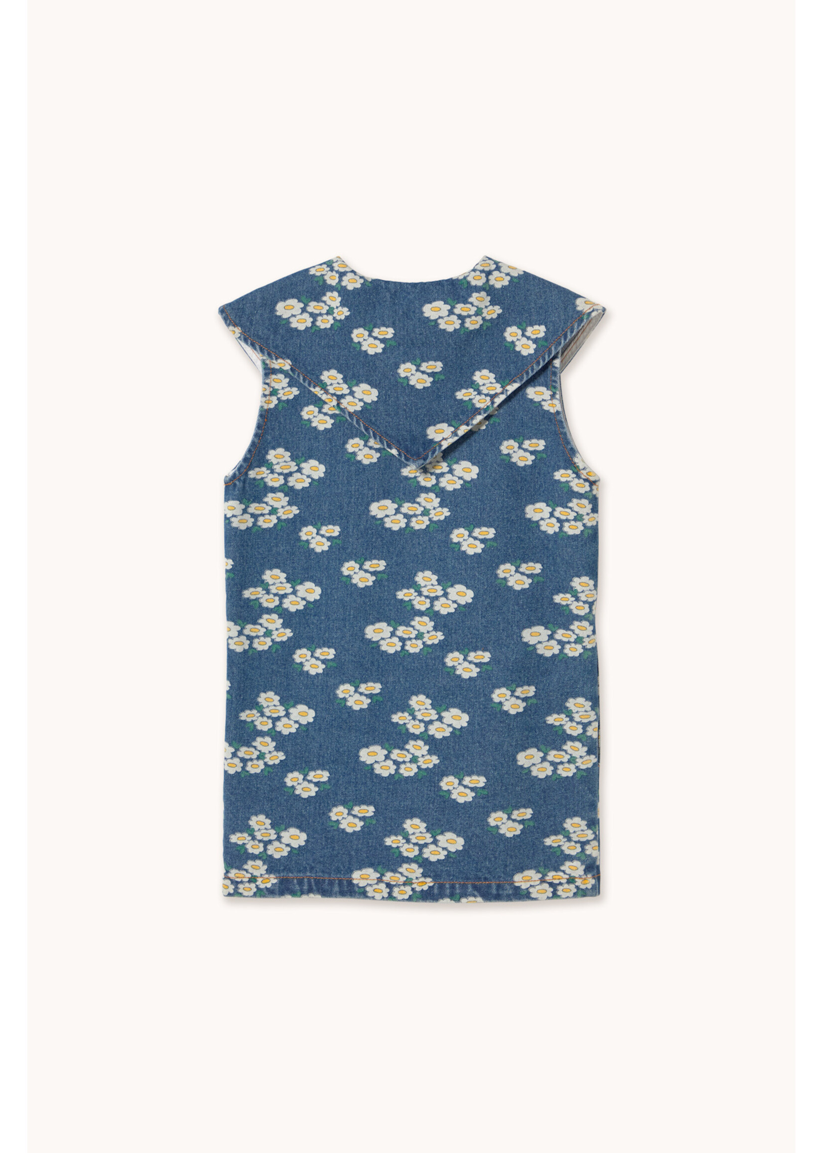 TinyCottons TinyCottons Dress Blossoms Denim