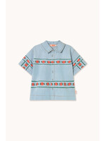 TinyCottons TinyCottons Shirt Roses Light Denim