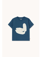 TinyCottons TinyCottons T-Shirt Swan Navy