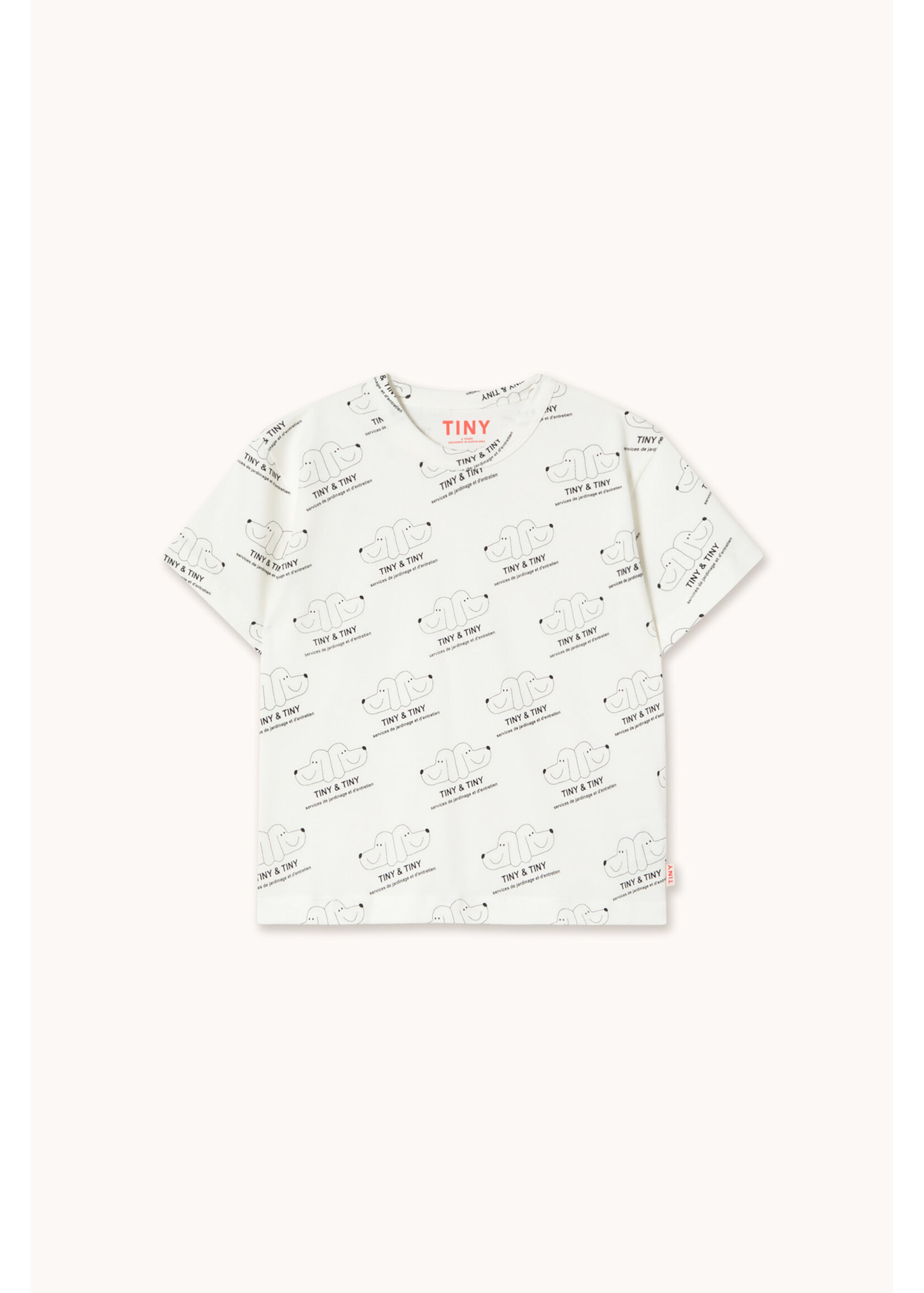 TinyCottons TinyCottons T-Shirt Tiny Doggie Off-White