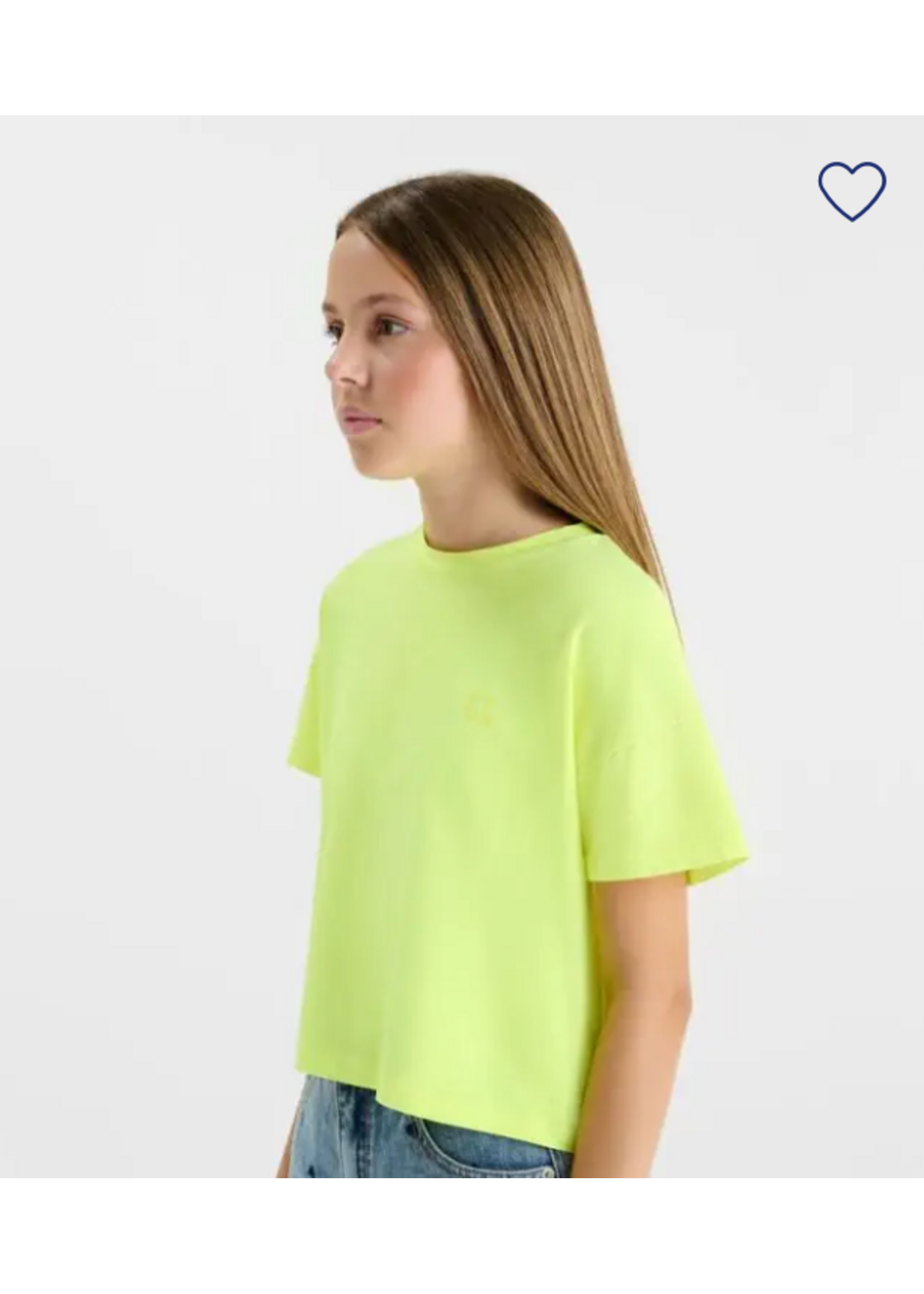 LTDC LTDC Cropped T-Shirt Emilagi Fluo Yellow