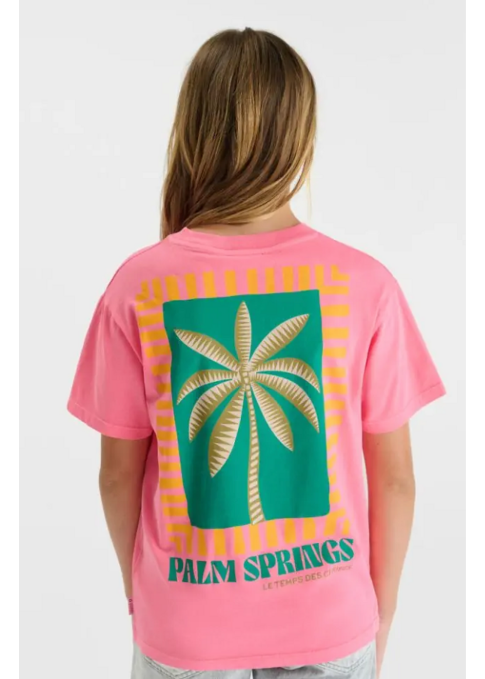 LTDC LTDC Oversized T-Shirt Palmsgi Fluo Pink